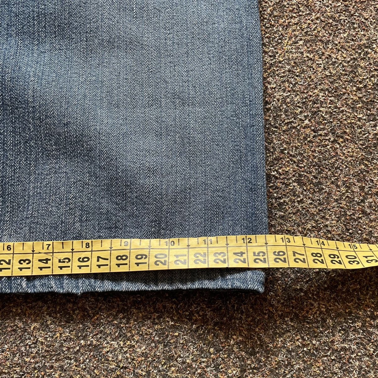 Vintage Vintage Y2K Distressed Flared Jeans Sun Faded Grunge Boxy 34 Size 34" / US 12 / IT 48 - 8 Thumbnail