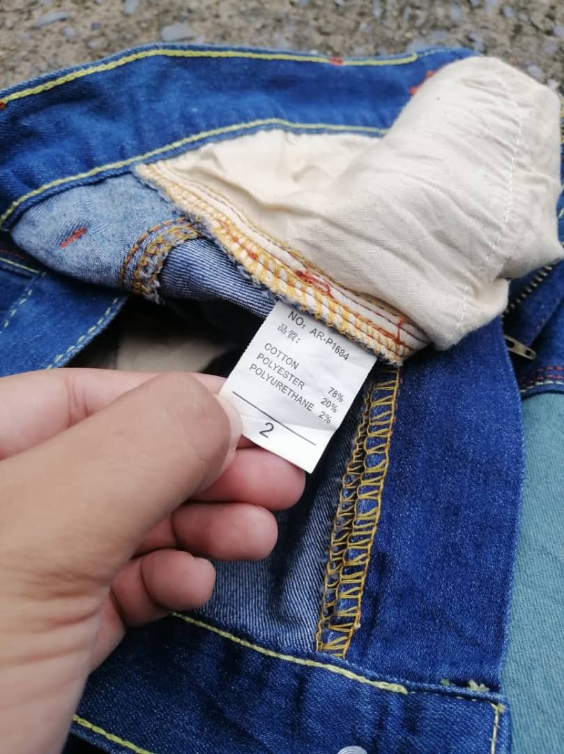 Designer Open Arms Nice Design Denim Jeans Size US 30 / EU 46 - 4 Thumbnail
