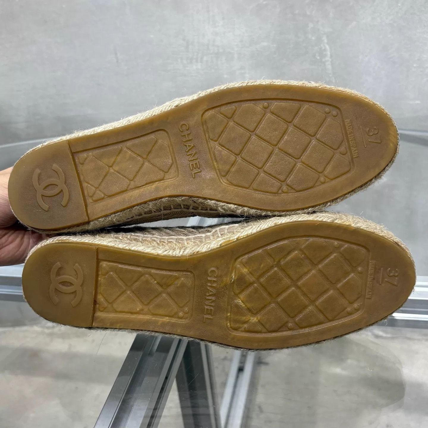 Chanel CHANEL Light Brown Fisherman Shoes 37 Size US 6.5 / IT 36.5 - 7 Thumbnail