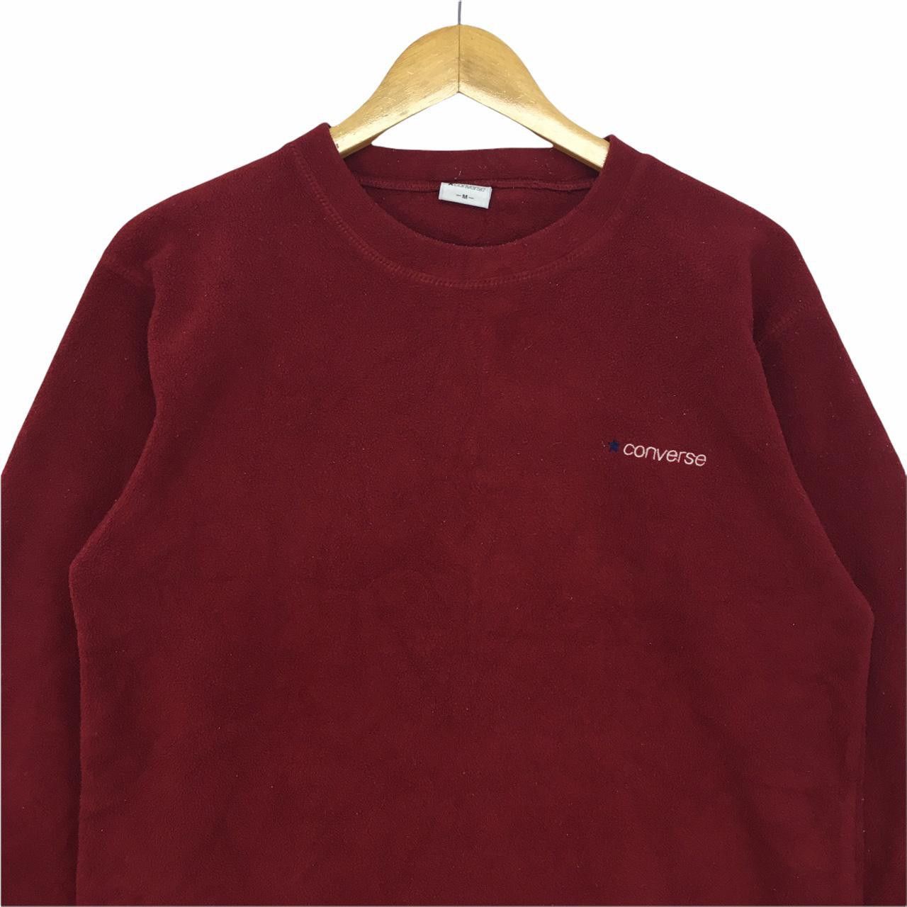 Converse Vtg CONVERSE Crewneck Fleece Sweatshirt Spell Out Size US M / EU 48-50 / 2 - 2 Thumbnail