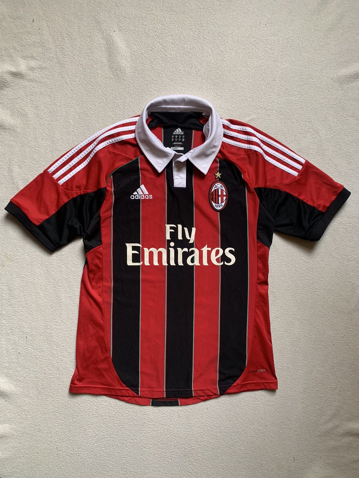 Adidas × Vintage 2012/2013 Adidas Milan Vintage Soccer Jersey Shirt |S-M size Size US M / EU 48-50 / 2 - 1 Thumbnail