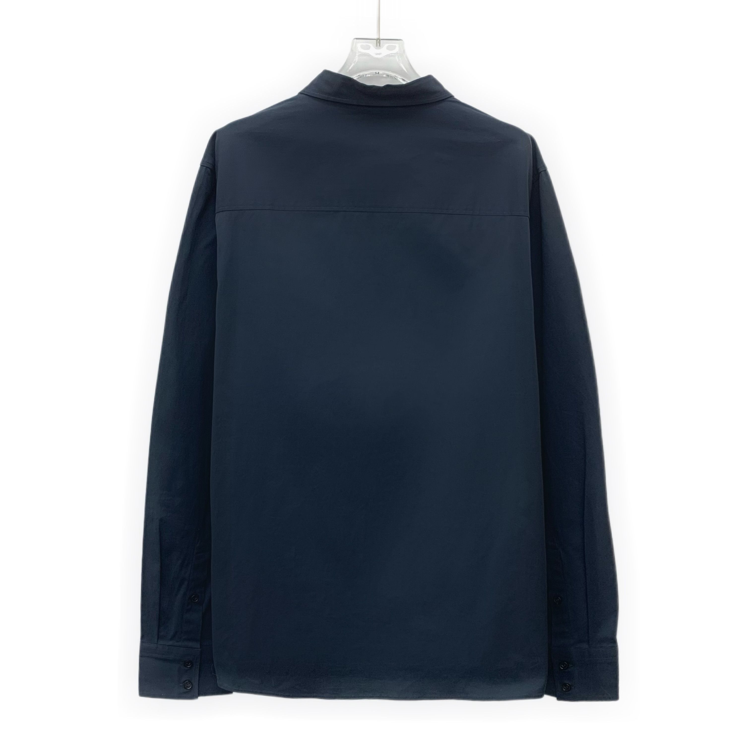 Bottega Veneta Bottega Veneta Navy Cotton Shirt (Size 41) Size US XS / EU 42 / 0 - 2 Thumbnail