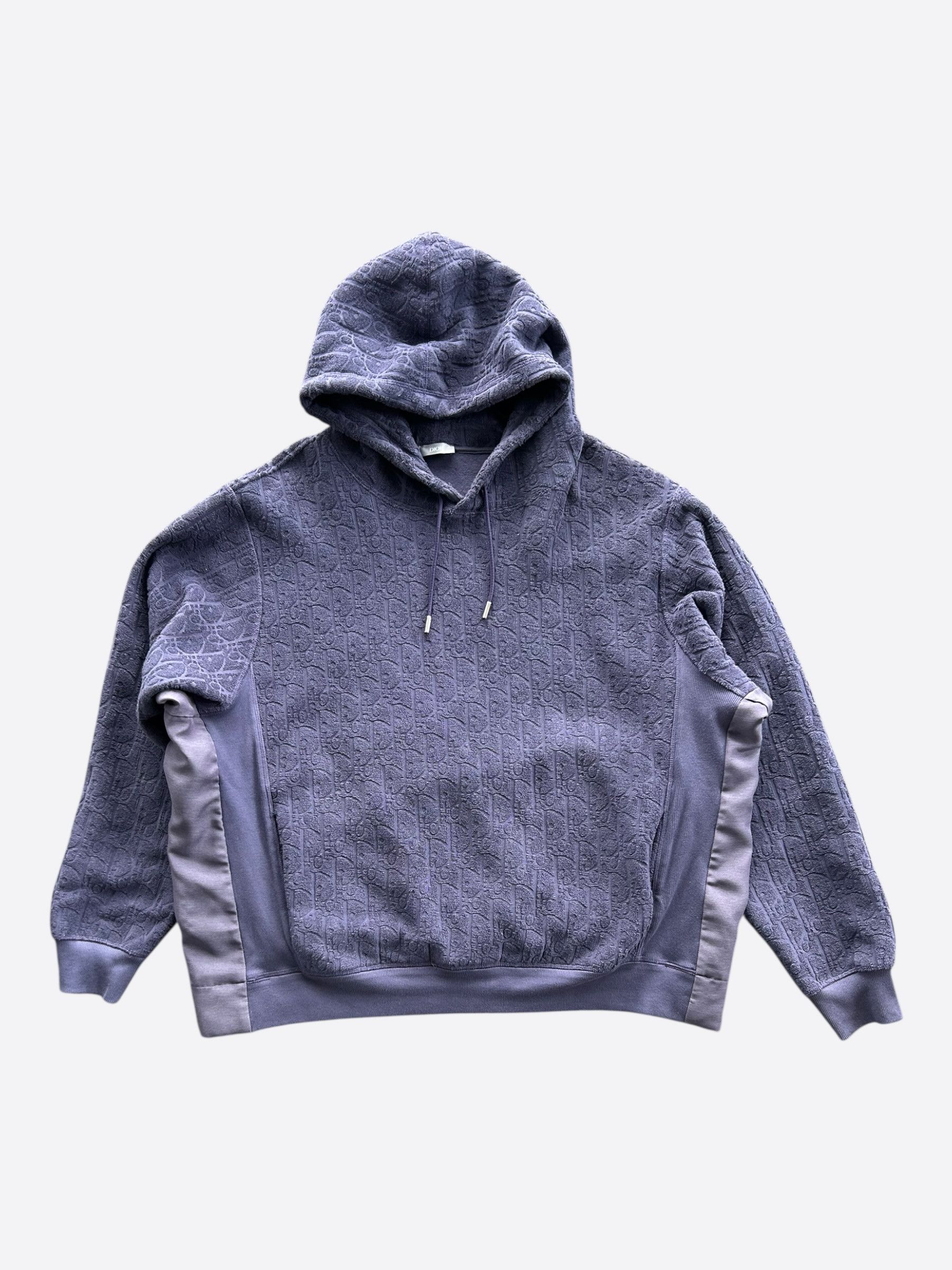 Dior Dior Navy Oblique Towel Hoodie Size US XXL / EU 58 / 5 - 1 Thumbnail