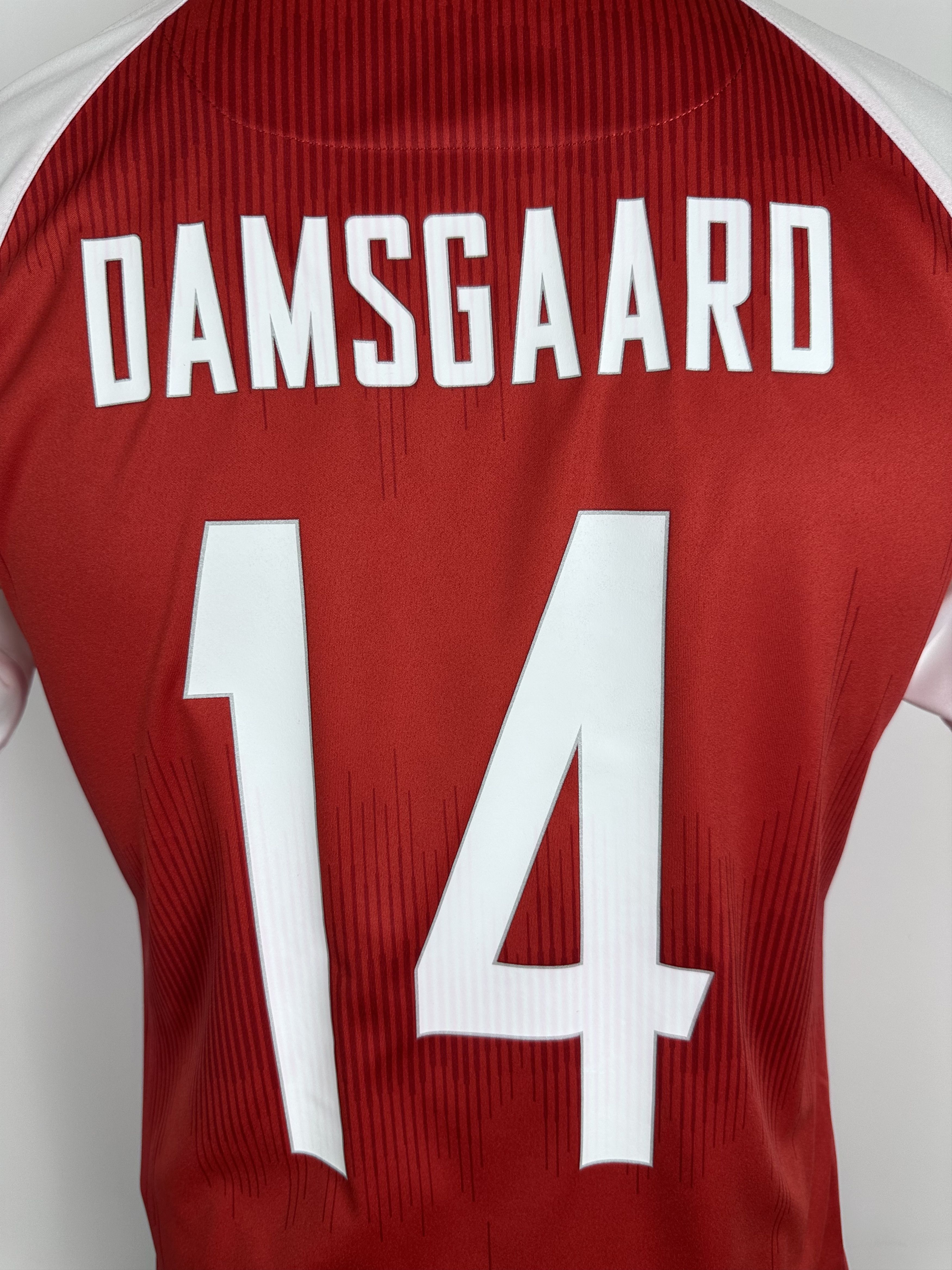 Hummel DENMARK 2021 2022 FOOTBALL SHIRT SOCCER JERSEY #14 DAMSGAARD Size US M / EU 48-50 / 2 - 2 Thumbnail