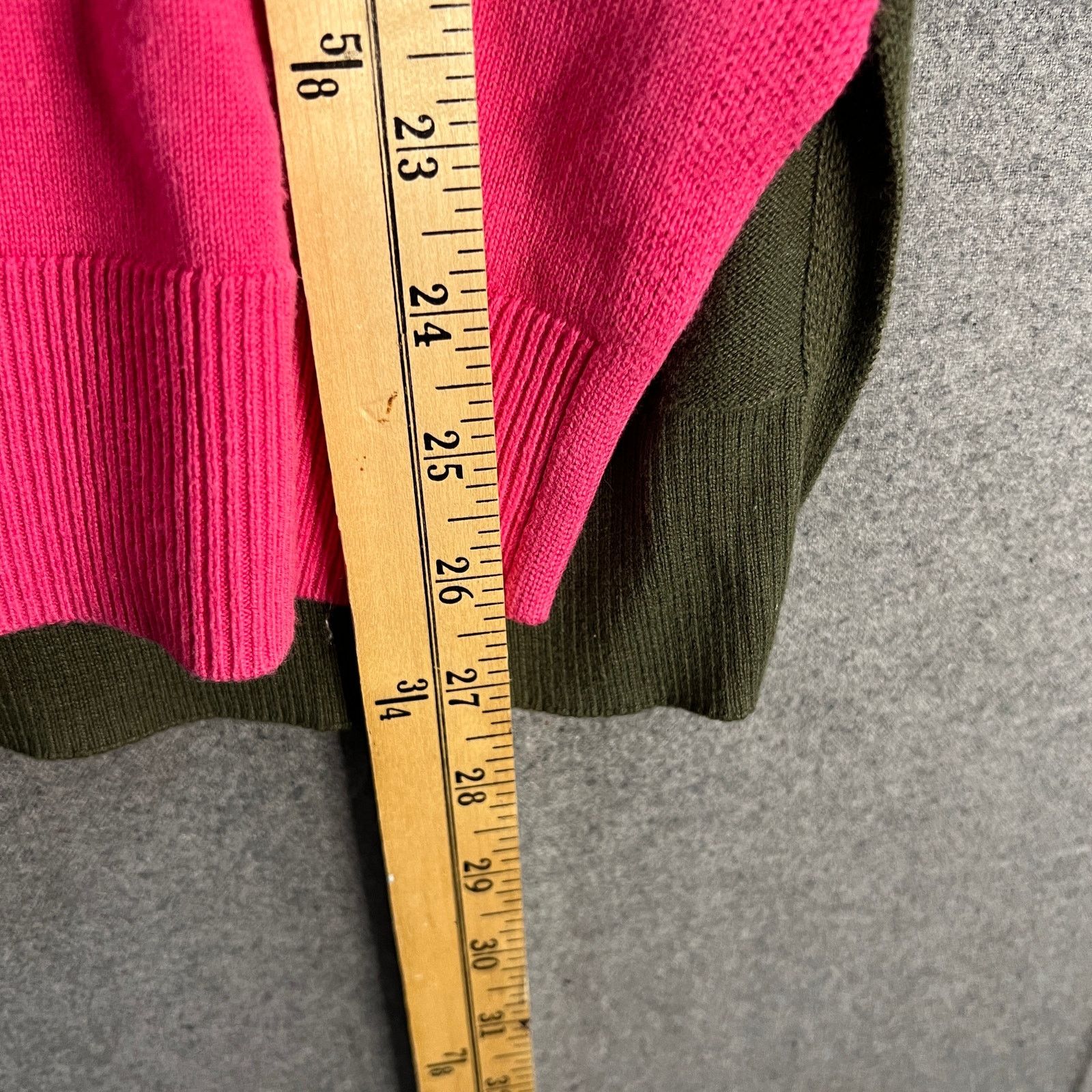 Other Belle By Kim Gravel Two-Toned Hoodie Tunic Sweater Size XS / US 0-2 / IT 36-38 - 4 Thumbnail