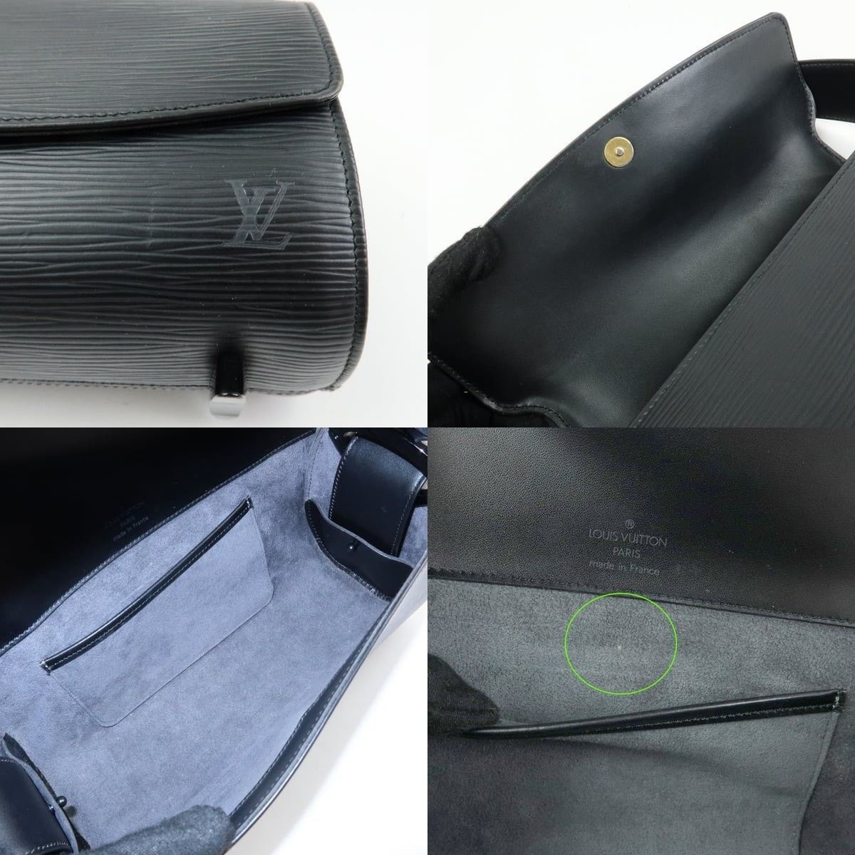 Louis Vuitton Louis Vuitton Epi Nocturne GM Shoulder Bag Leather Black Size ONE SIZE - 7 Thumbnail