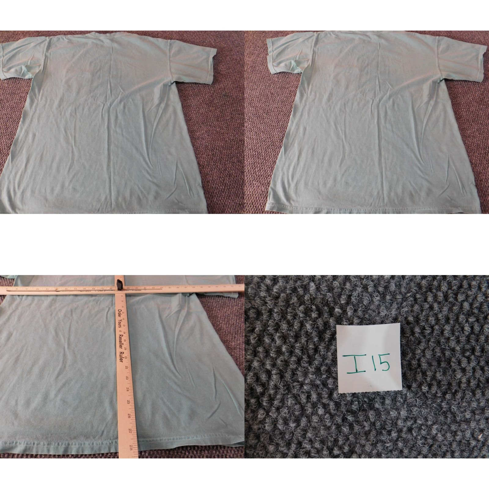 Comfort Colors Comfort Colors Mens Shirt L blue Crew Short Sleeve Pocket T-Shirt Classic Logo Cotton Knit Modern Regular Mens Size US L / EU 52-54 / 3 - 8 Thumbnail