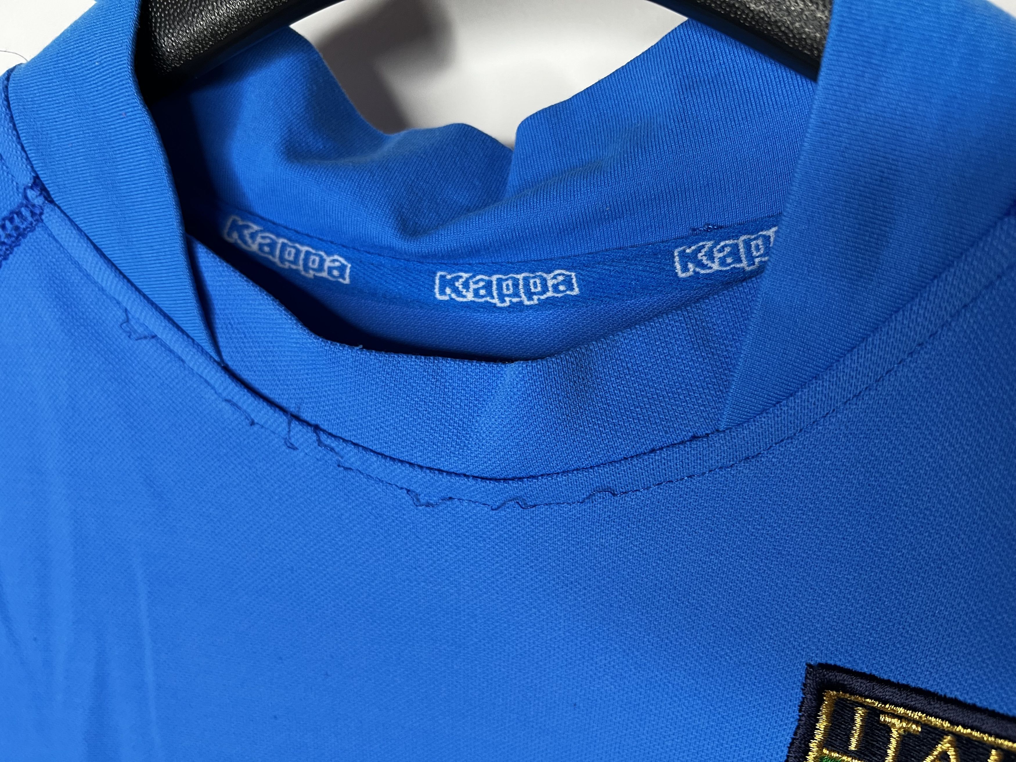Kappa ITALY TEAM 2000 2002 HOME FOOTBALL SHIRT SOCCER JERSEY Size US L / EU 52-54 / 3 - 3 Thumbnail