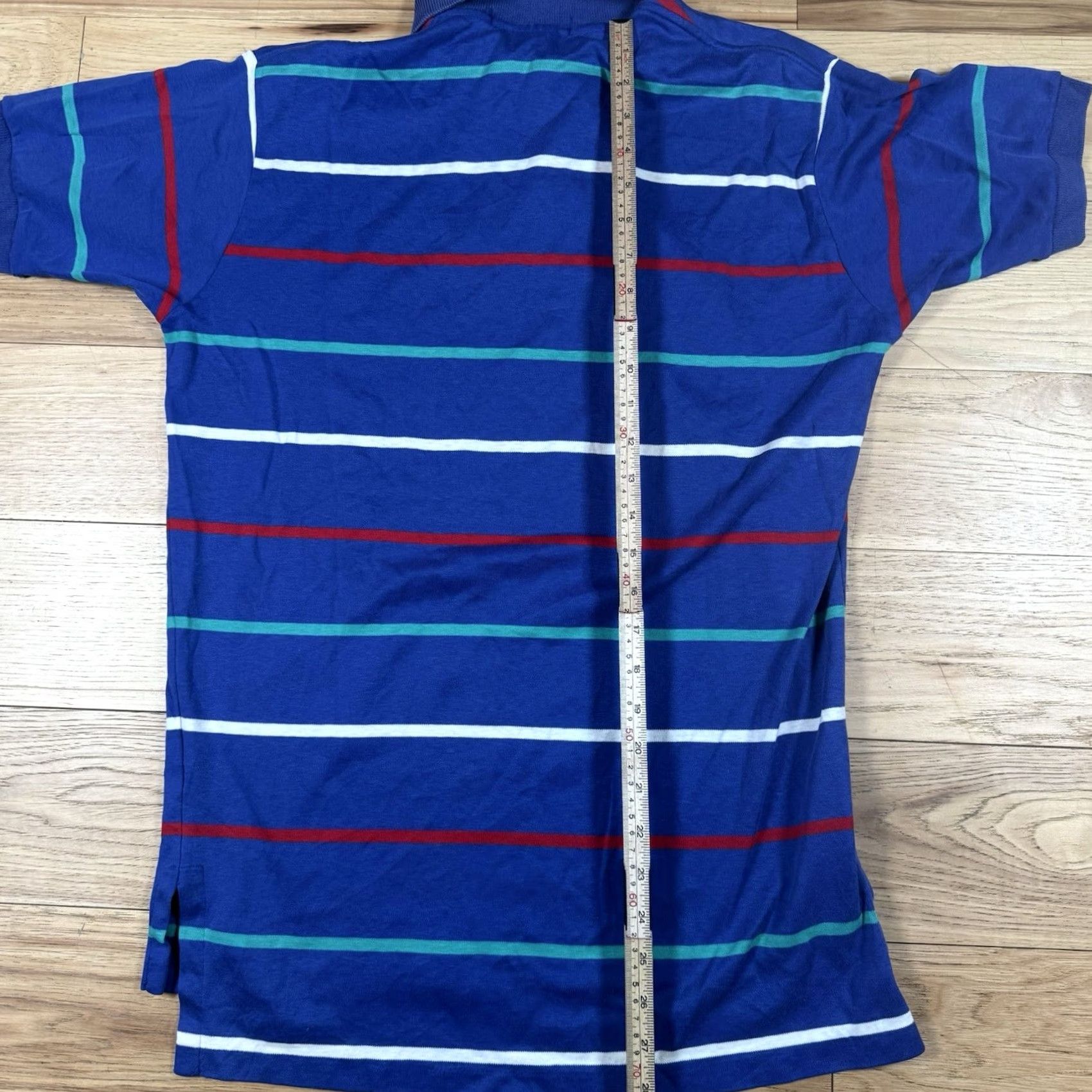 Ralph Lauren VINTAGE Polo Ralph Lauren Shirt Mens Large Blue Stripe Polo Shirt L Regular Striped Blue Mens Size US L / EU 52-54 / 3 - 7 Thumbnail
