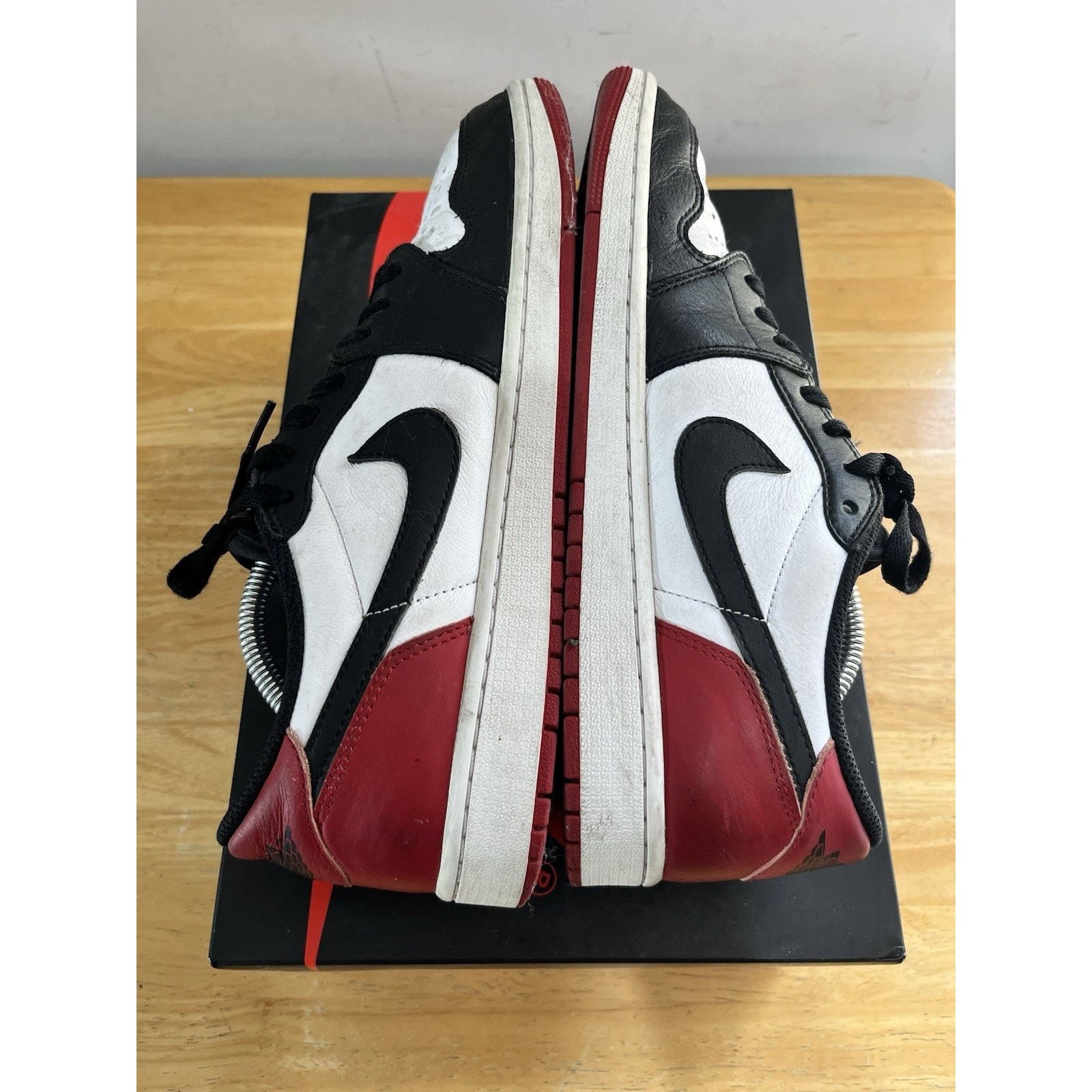 Jordan Brand Air Jordan 1 Retro OG Low Black Toe Size 10 CZ0790-106 Size US 10 / EU 43 - 5 Thumbnail