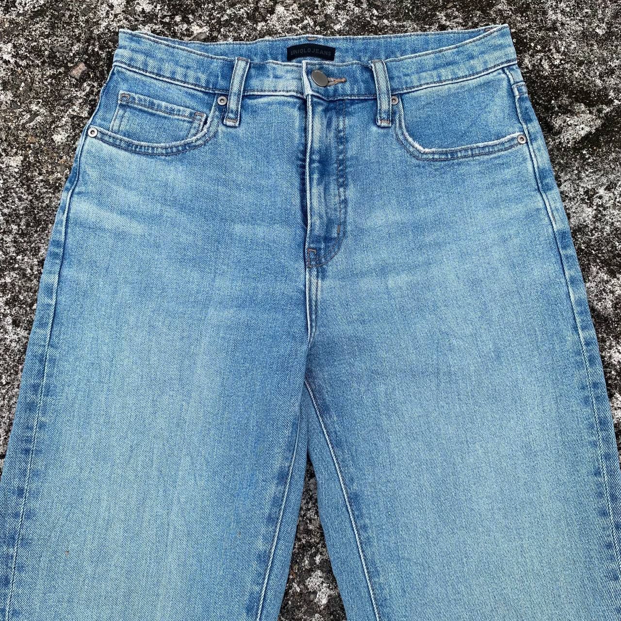 Uniqlo Women Uniqlo Slim Straight Jeans Fabric By Kaihara Size 28" / US 6 / IT 42 - 3 Thumbnail