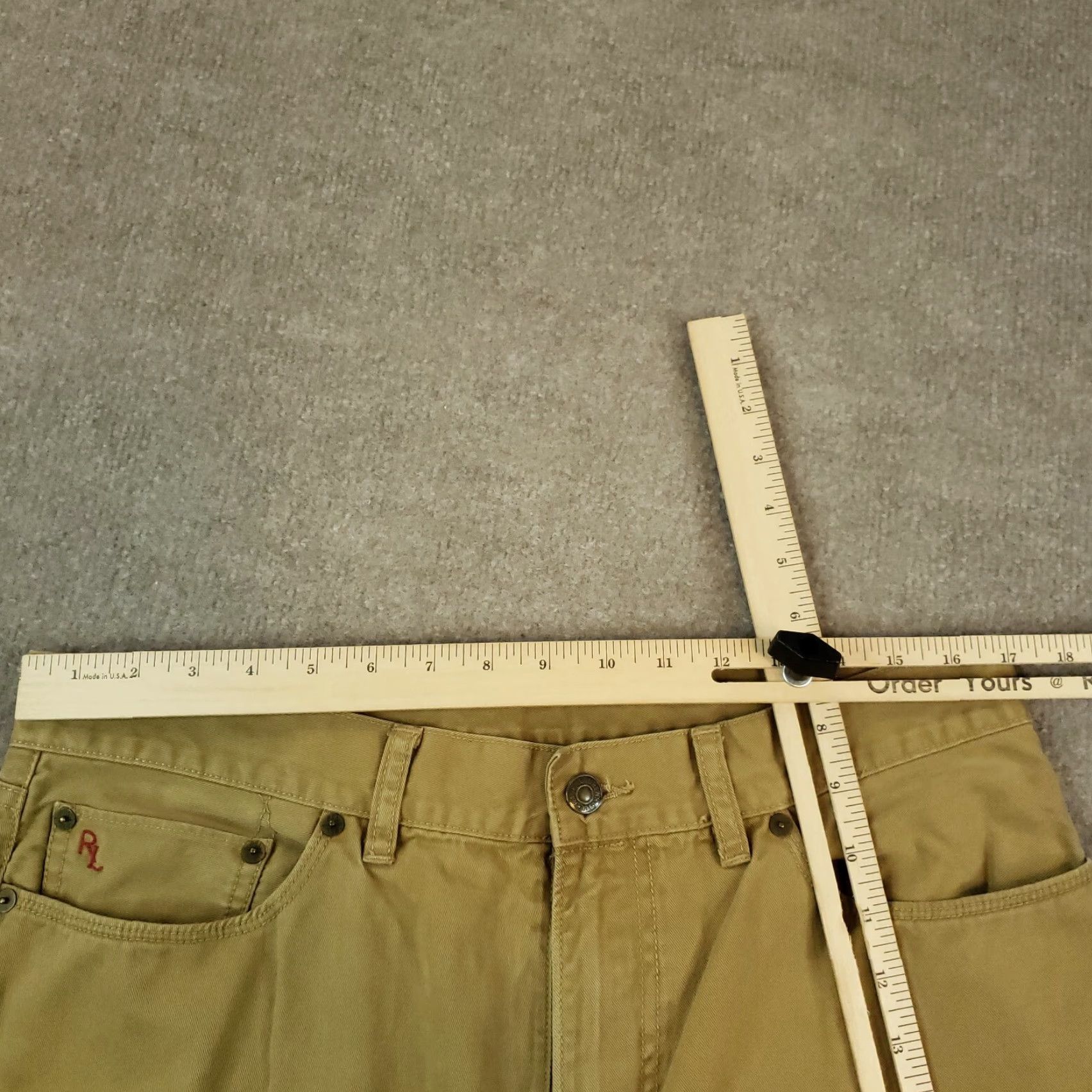 Polo Ralph Lauren Polo Ralph Lauren Pants Mens 34x29 Brown Chino Straight Leg Classic Fit Casual Size US S / EU 44-46 / 1 - 4 Thumbnail