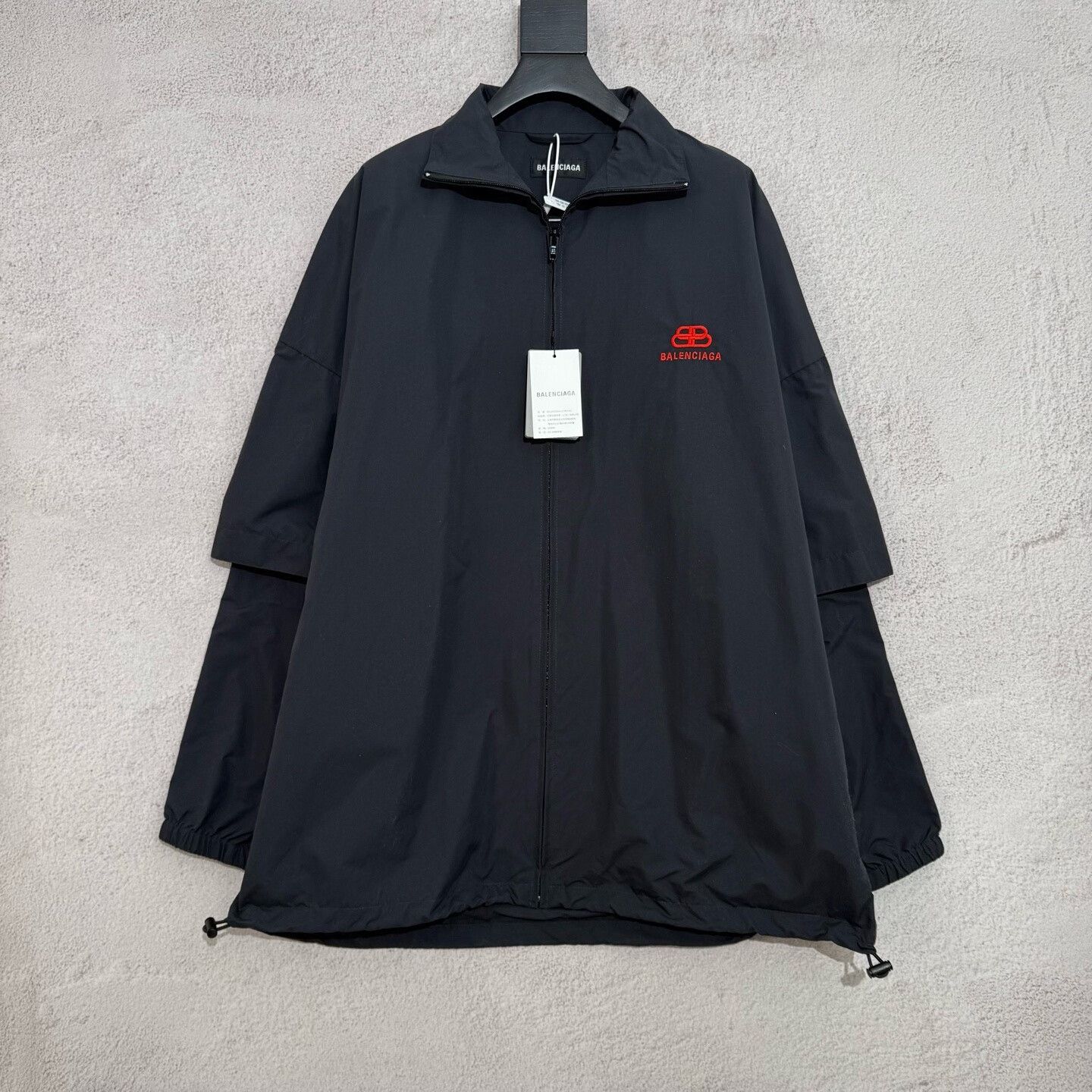 Balenciaga Balenciaga Logo-patterned jacket with stand-up collar, zip Size US XS / EU 42 / 0 - 1 Thumbnail