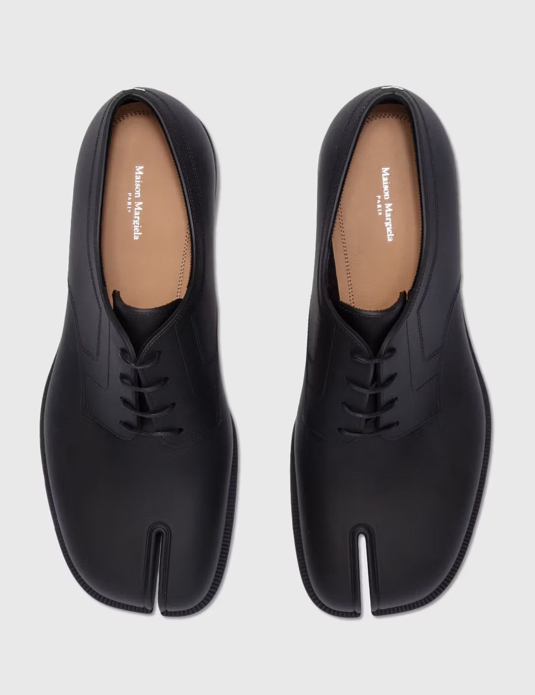 Maison Margiela o1w1db11225 Tabi Lace-Up Shoes in Black Size US 8 / EU 41 - 3 Thumbnail