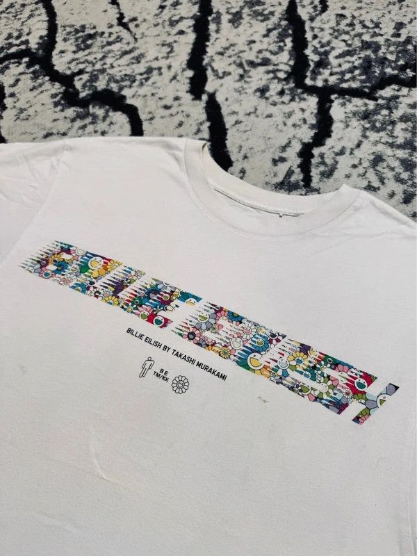 Takashi Murakami Uniqlo Billie Eilish Takashi Murakami T-shirt white color L Size US L / EU 52-54 / 3 - 3 Thumbnail