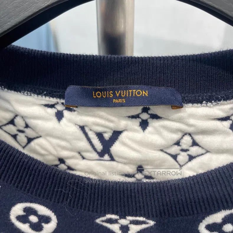 Louis Vuitton Louis Vuitton Full logo sweatshirt Size US L / EU 52-54 / 3 - 3 Thumbnail