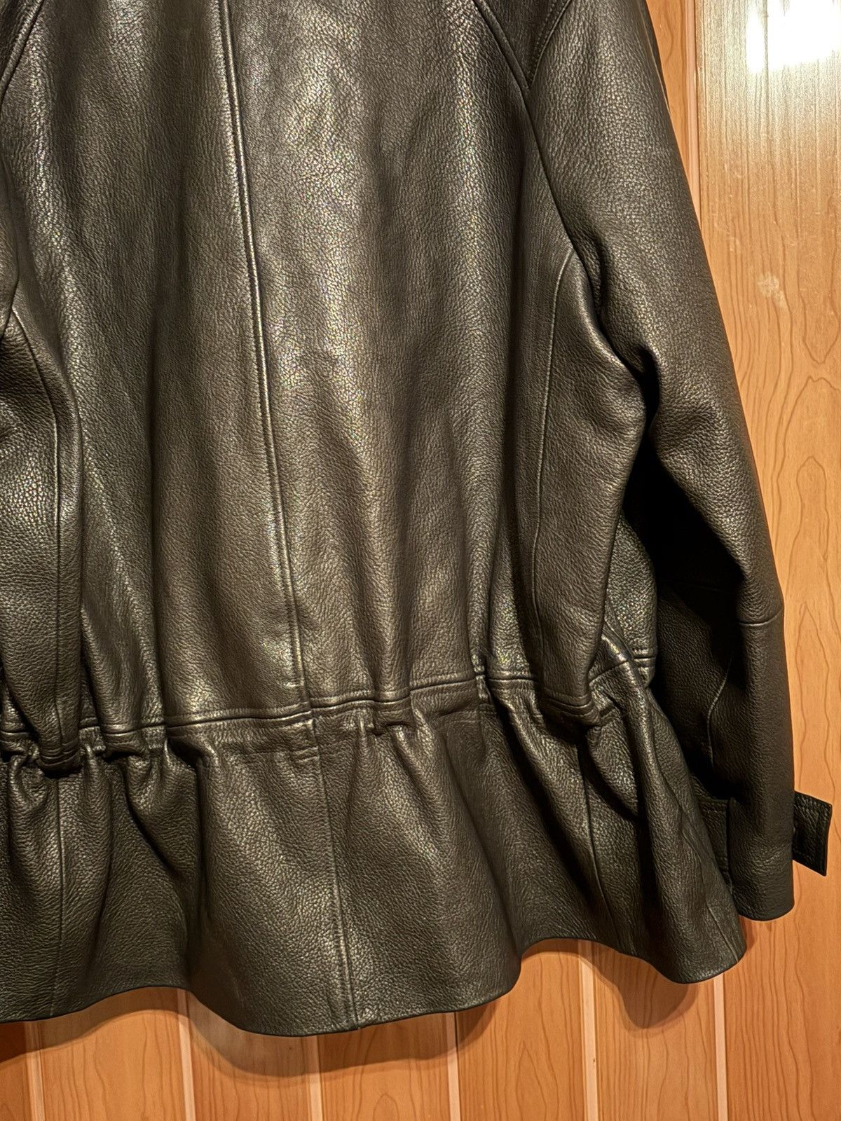 H&M H&M Studio Collection sz XL Black Peplum leather jacket Size XL / US 12-14 / IT 48-50 - 18 Thumbnail