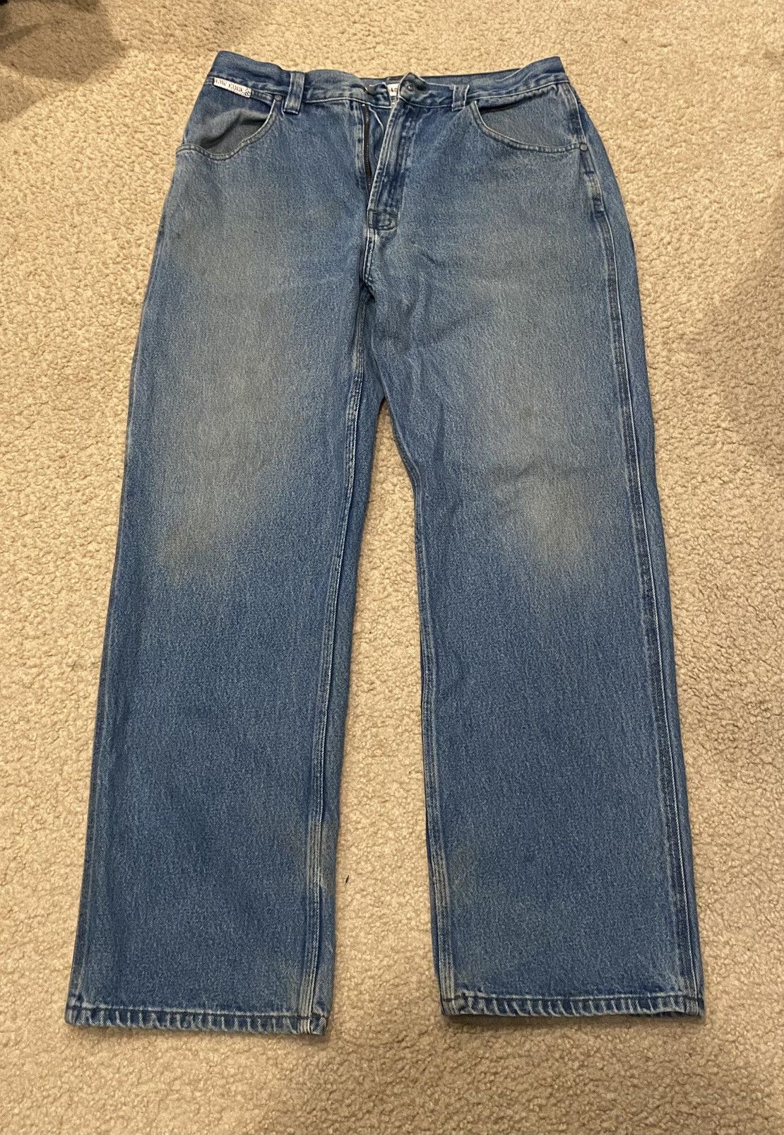 Vintage Raw Edge Carpenter Jeans Size US 34 / EU 50 - 3 Thumbnail