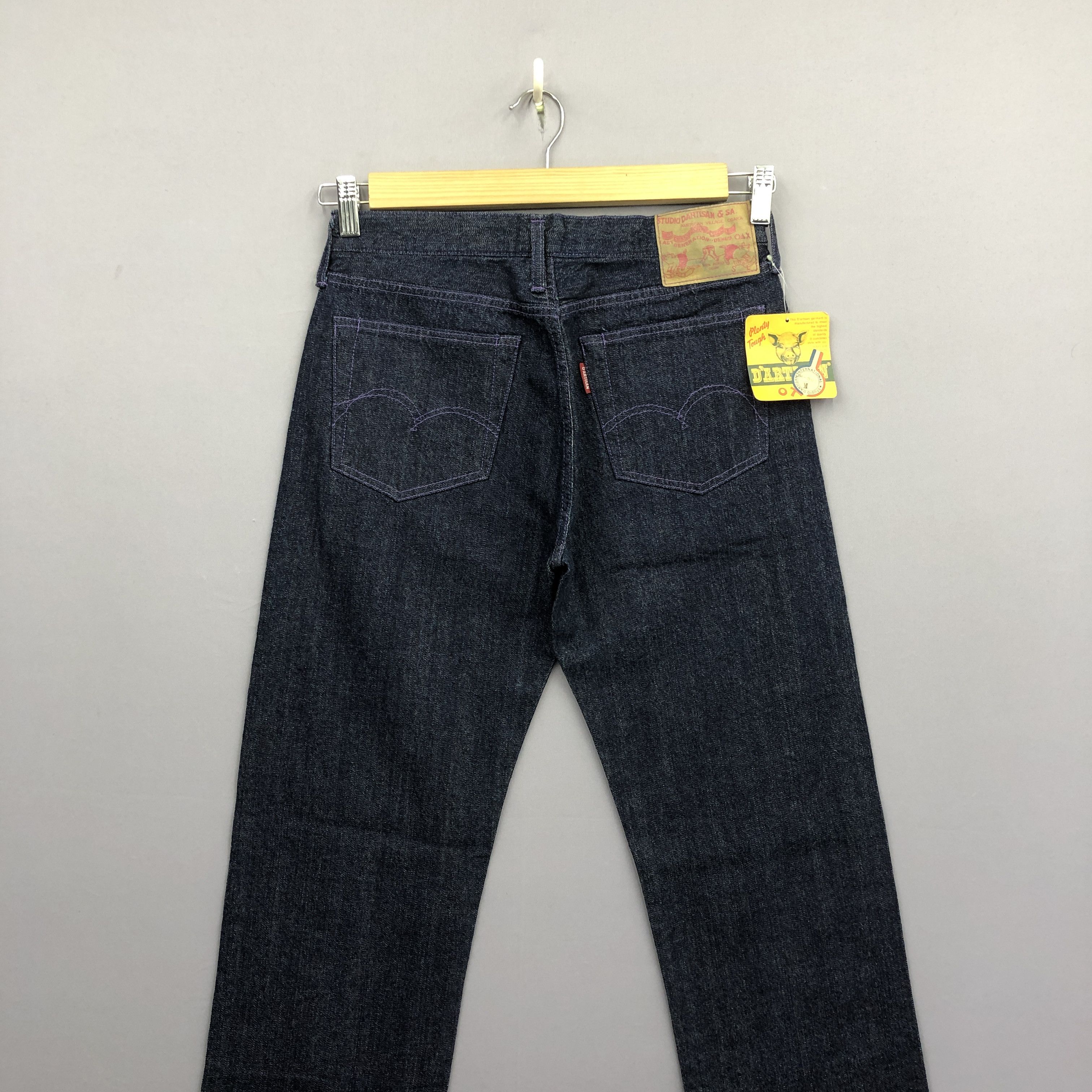 Studio D'Artisan Crazy NWT Vintage Y2K Studio D'Artisan Selvedge Jeans Denim Size 28" / US 6 / IT 42 - 4 Thumbnail