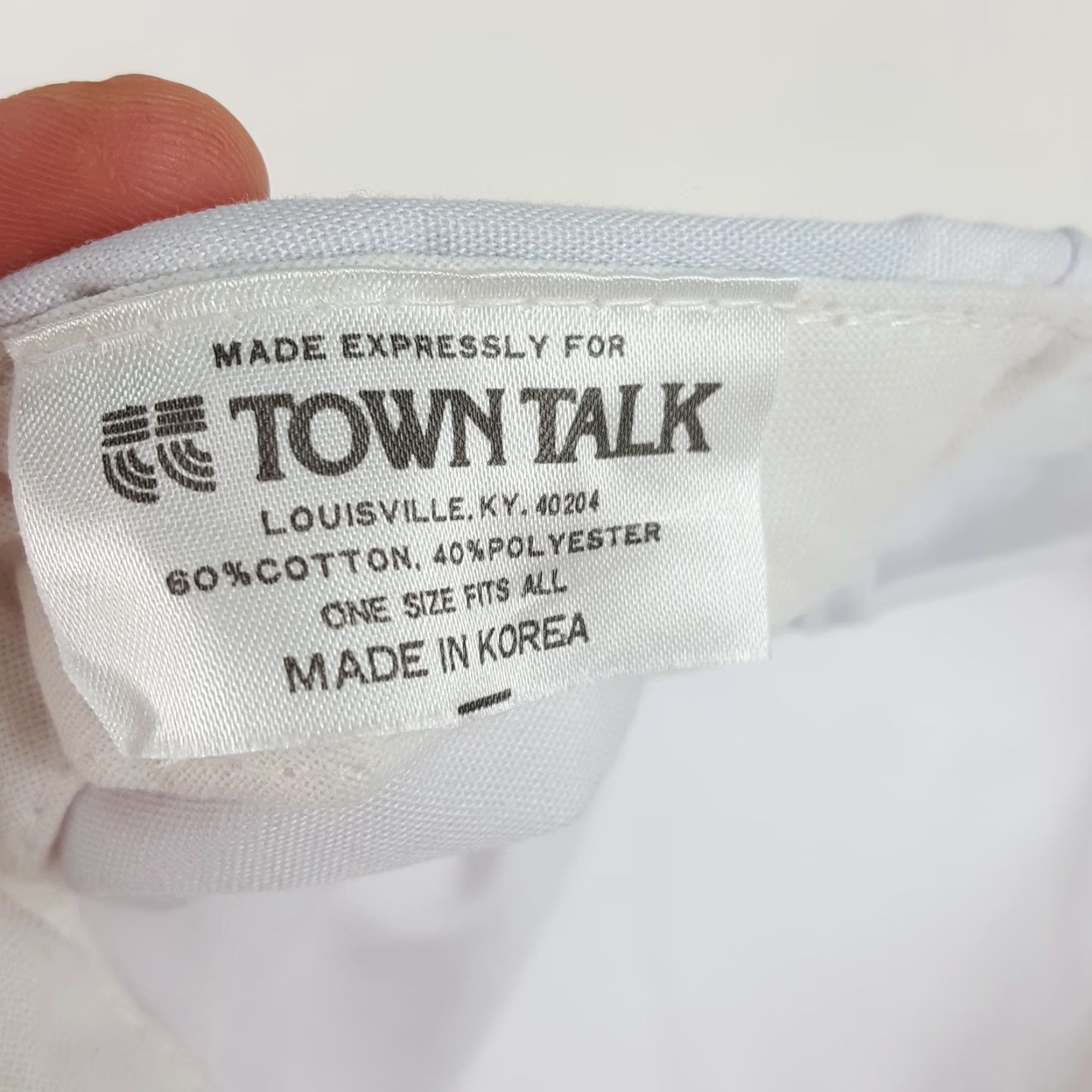 Vintage VINTAGE Town Talk White Newsboy Cap Snapback Adjustable Golf Hat 80s 90s Preppy Cabbie Gatsby Cap Men Warm Weather Sports Baseball USA Golf Cap Mens Size ONE SIZE - 7 Thumbnail