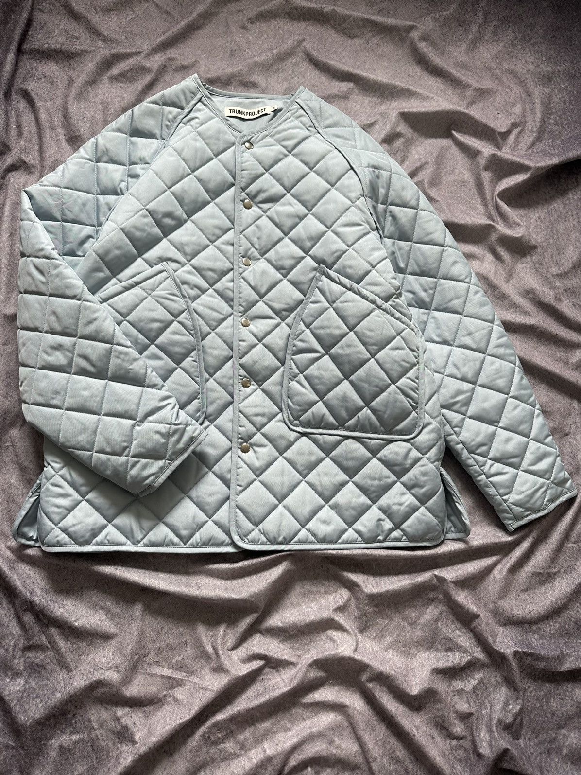 TRUNKPROJECT Trunkporject Oversized Quilted Padded Jacket Size S Sky Blue Size US S / EU 44-46 / 1 - 2 Thumbnail