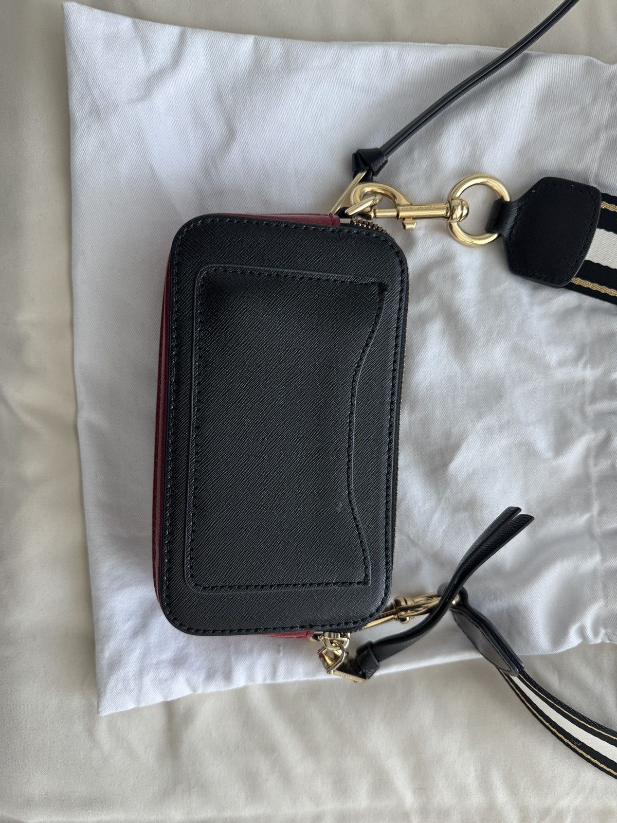 Marc Jacobs Marc Jacob Snapshot Bag burgundy and black Size ONE SIZE - 7 Thumbnail