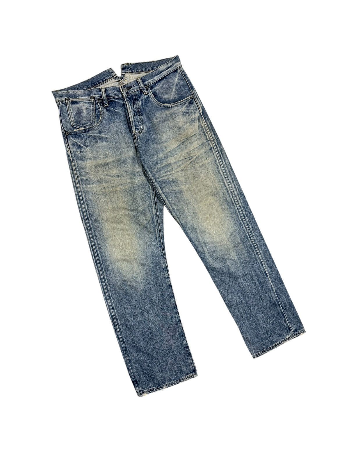 Hysteric Glamour Vtg💥Hysteric Glamour Salvedge Buckle Back Wash Denim Size US 33 - 5 Thumbnail