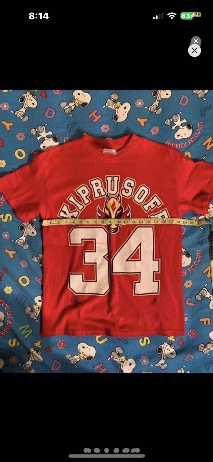 NHL ***FINAL DROP***RARE CALGARY FLAMES KIPURSOFF SHIRT M Size US M / EU 48-50 / 2 - 1 Thumbnail
