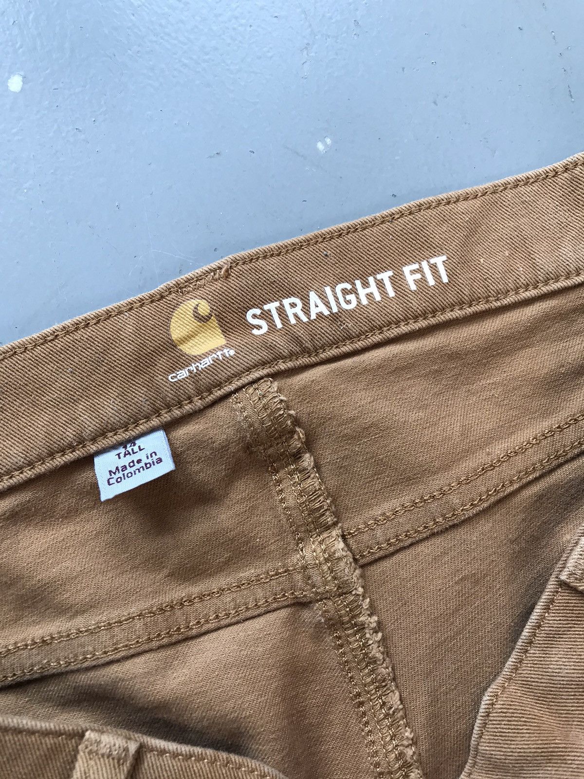 Carhartt × Vintage Vintage Carhartt b136 BRN double knee denim Size US 35 - 5 Thumbnail