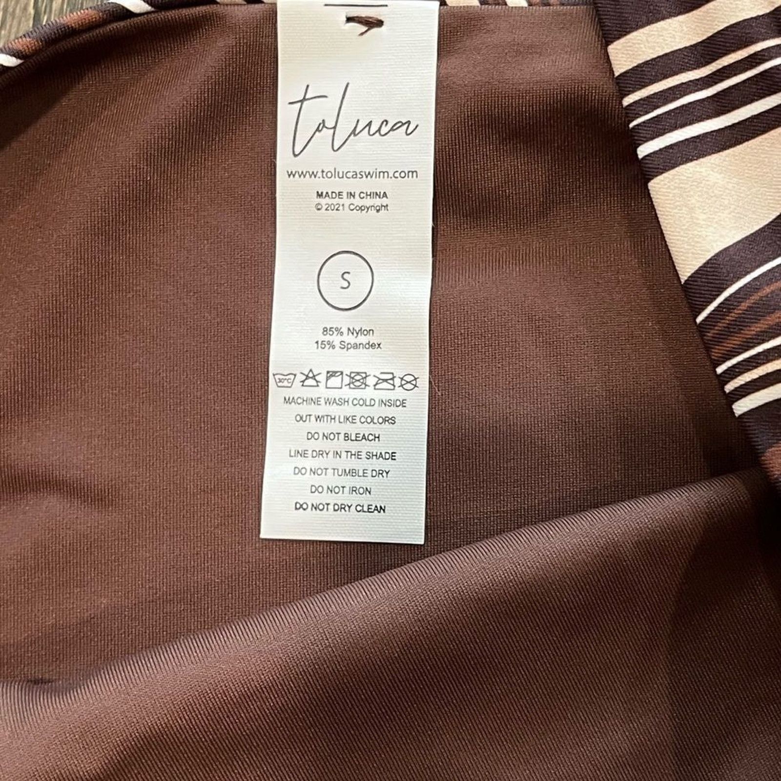 Vintage NWT Toluca EOS Mini Bottom Thong Cappuccino Size S Size ONE SIZE - 3 Thumbnail