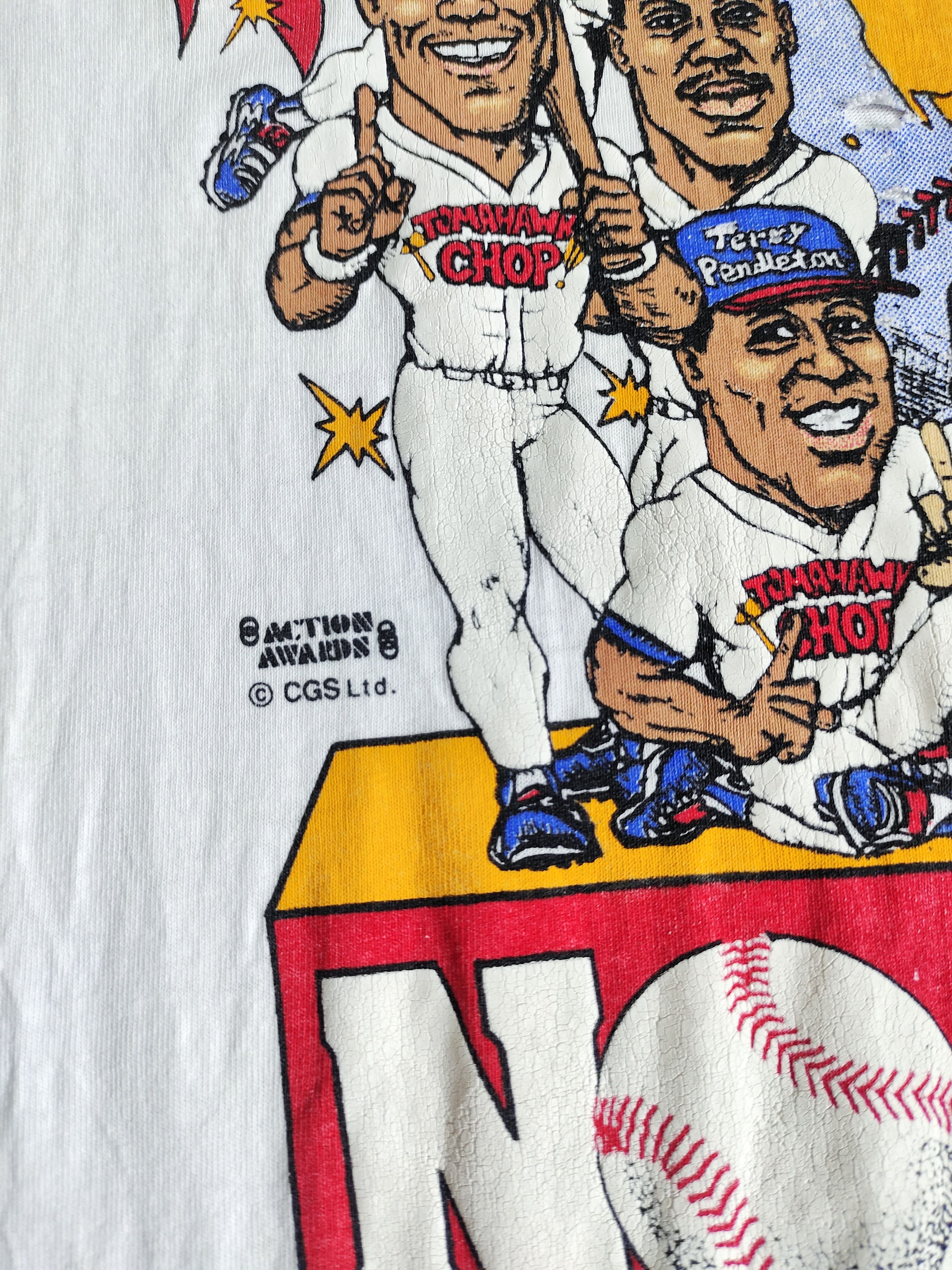 MLB × Vintage Vintage Atlanta Braves "Collector Edition" 90s T-shirt Size US XL / EU 56 / 4 - 5 Thumbnail