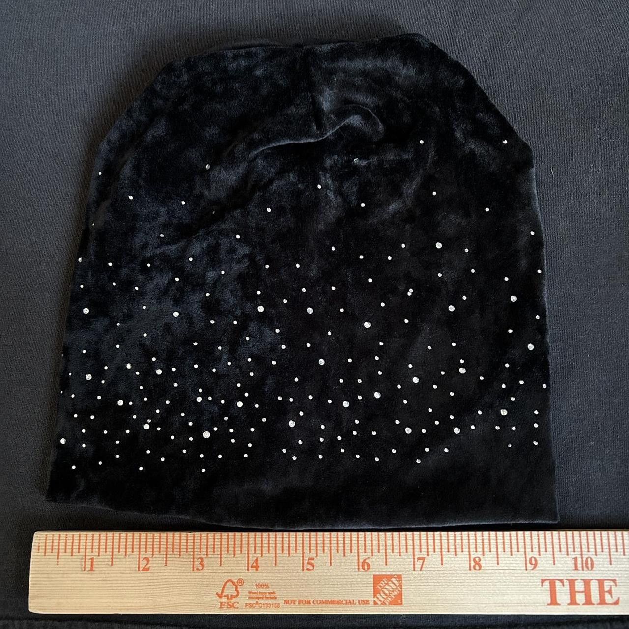 Vintage Y2K 2000s Style Super Soft Rhinestone Beanie Size ONE SIZE - 3 Thumbnail