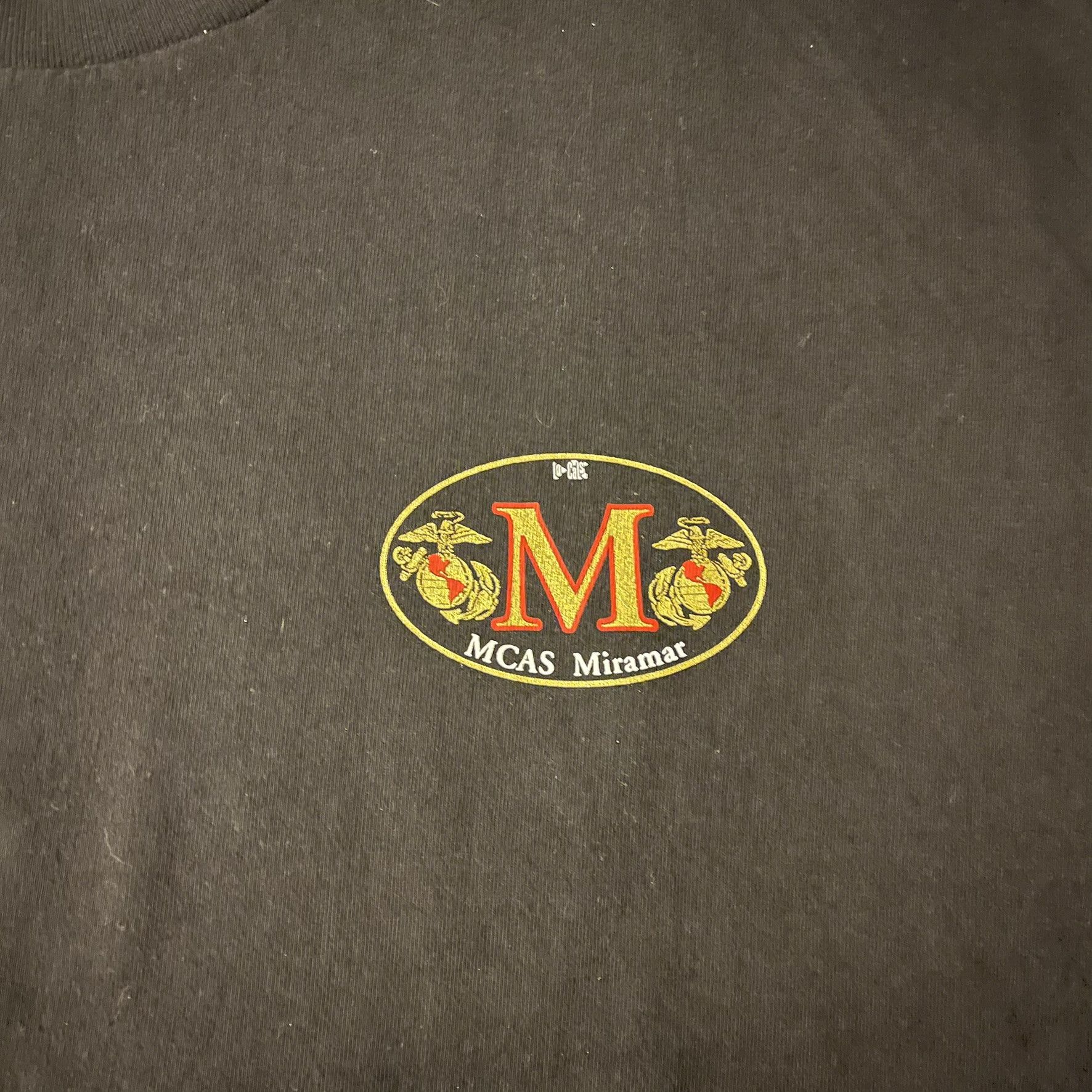 Hanes VTG 00s Marine Corps Air Station Miramar Military Tee Size US XL / EU 56 / 4 - 4 Thumbnail