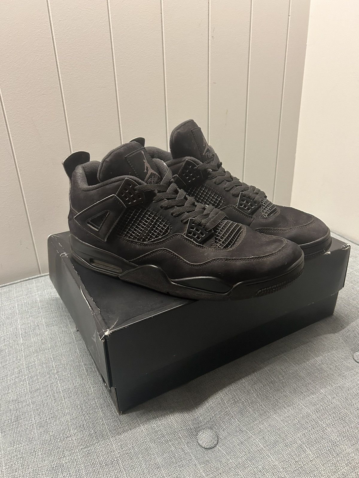 Jordan Brand Air Jordan 4 “Black Cat” 2020 Size US 13 / EU 46 - 1 Thumbnail