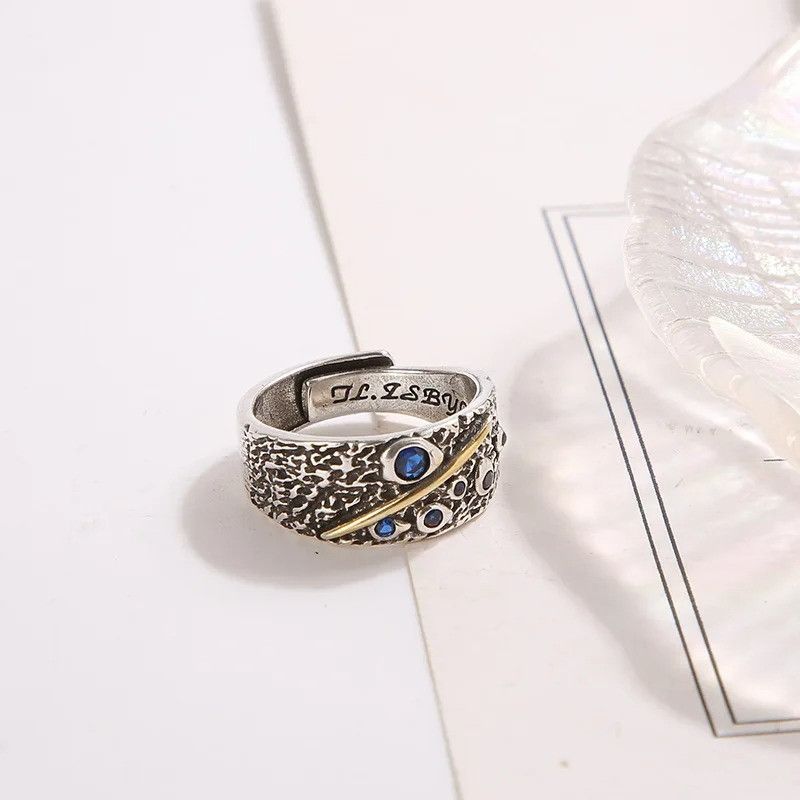 Vintage Retro Shower Stars Ring Size ONE SIZE - 2 Thumbnail
