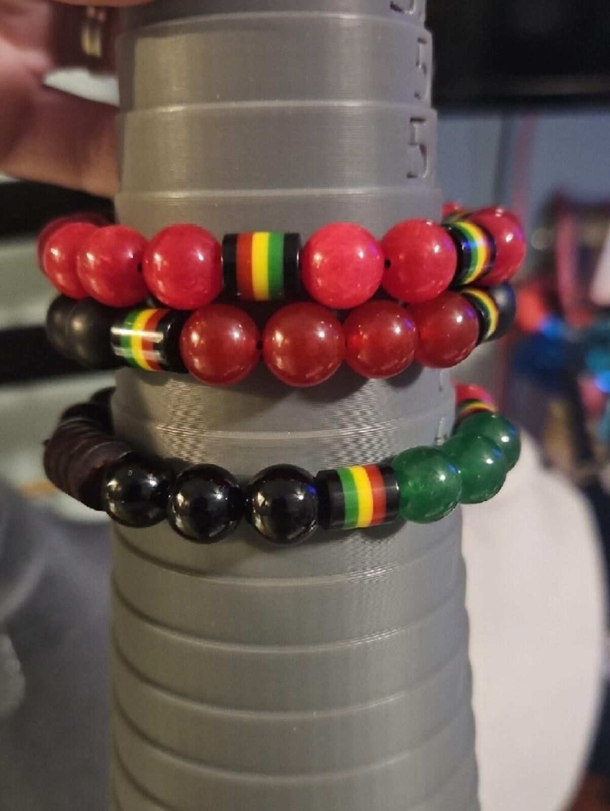 Other Glass Beaded Rasta Set 3 Pieces Size ONE SIZE - 4 Thumbnail