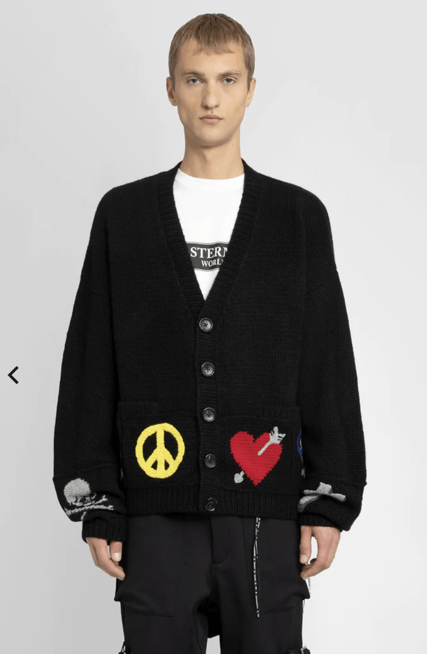 Mastermind Japan Mastermind Japan - Cashmere Skull Cardigan | Grailed