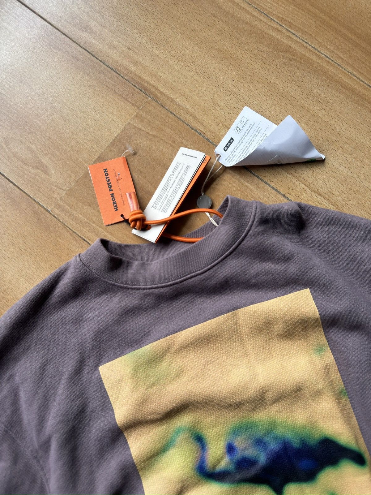 Heron Preston Heron Preston khaki sweatshirt big logo crane new Size US S / EU 44-46 / 1 - 5 Thumbnail