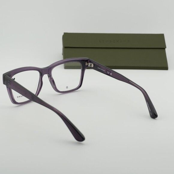 Longchamp Longchamp LO2737 501 Eyeglasses Transparent Plum 52mm Frame Size ONE SIZE - 11 Thumbnail