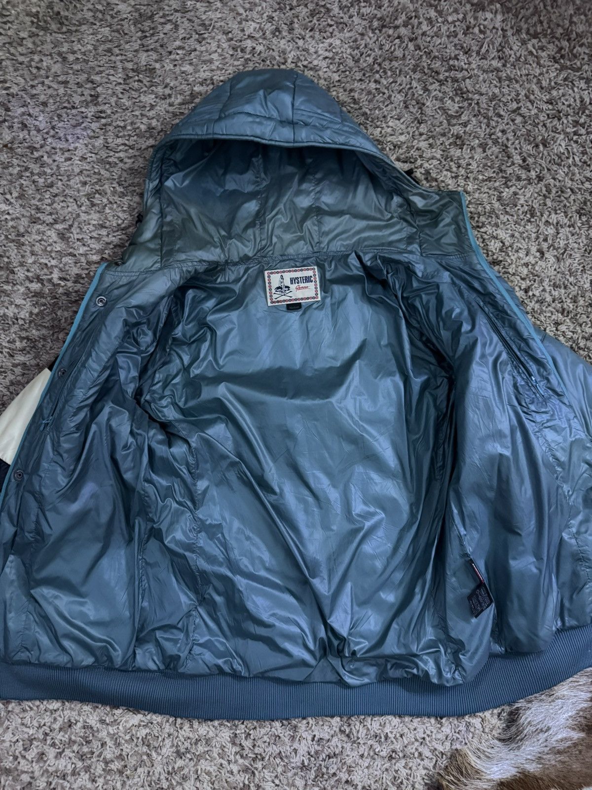 Hysteric Glamour Hysteric glamour medium green puffer jacket with patches Size US M / EU 48-50 / 2 - 3 Thumbnail