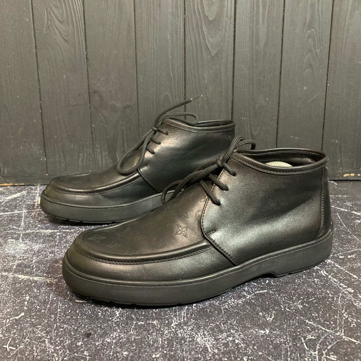 Louis Vuitton Louis Vuitton Black leather chukka boots Size 8.5 Size US 8.5 / EU 41-42 - 4 Thumbnail