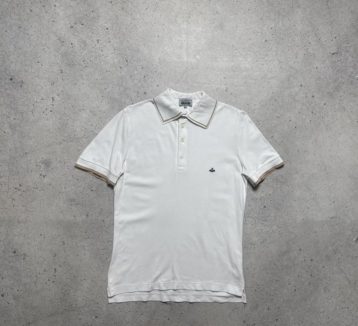 Vivienne Westwood Luxury Vintage Polo Shirt White