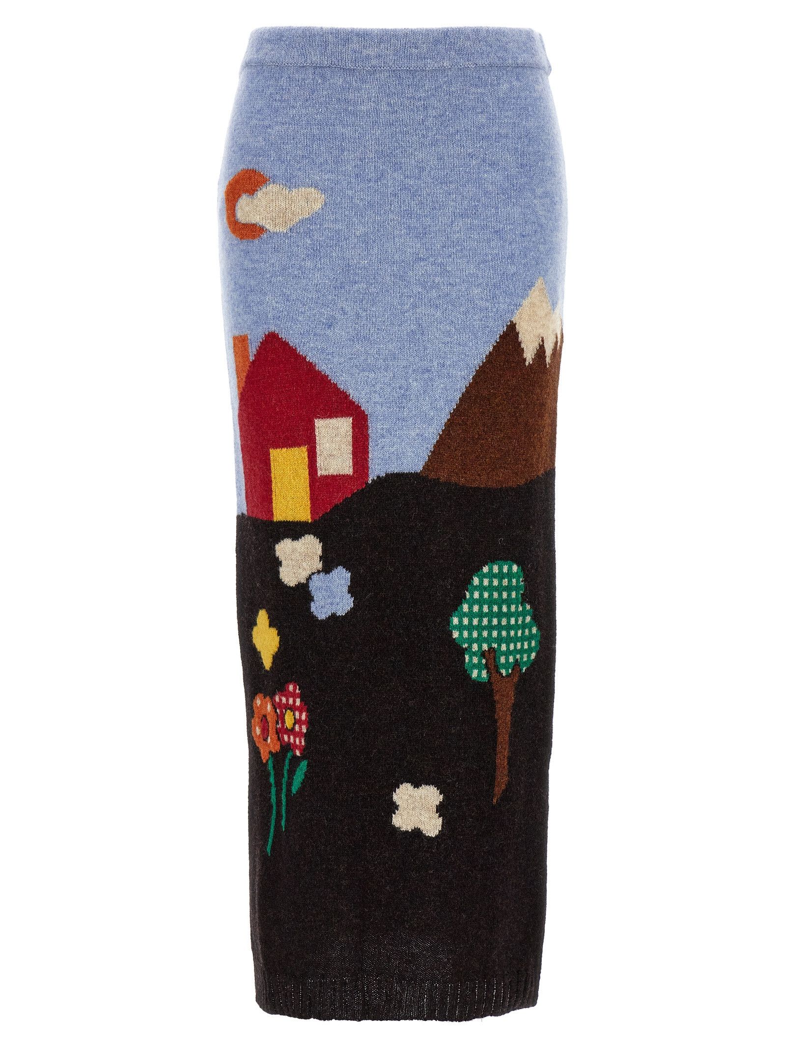 【関税＆送料込み】Moschino Shetland Knit Skirt Moschino Shetland Knit Skirt | Grailed