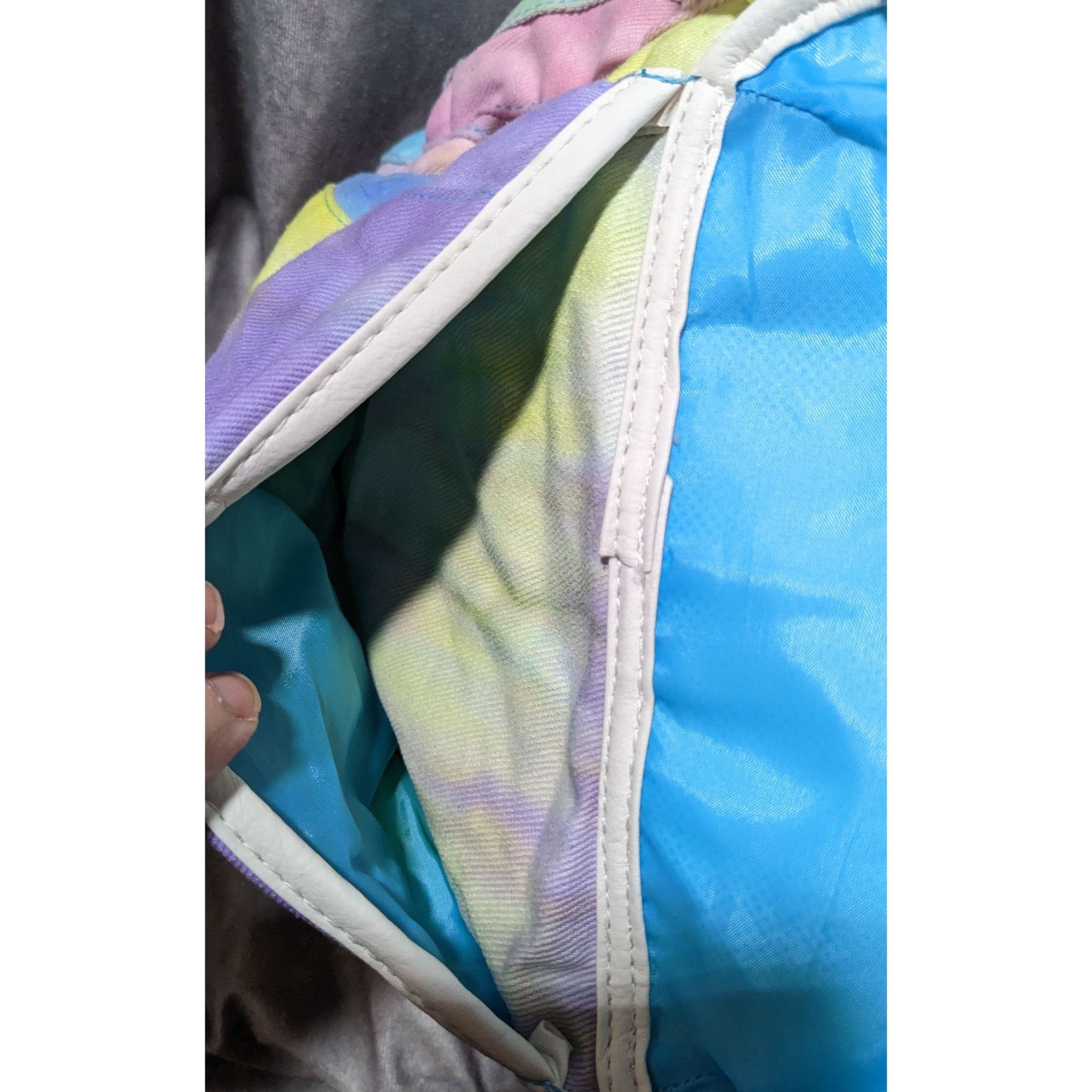 Other Candies Rainbow Tie Dye Glitter Strap Backpack Size ONE SIZE - 18 Thumbnail