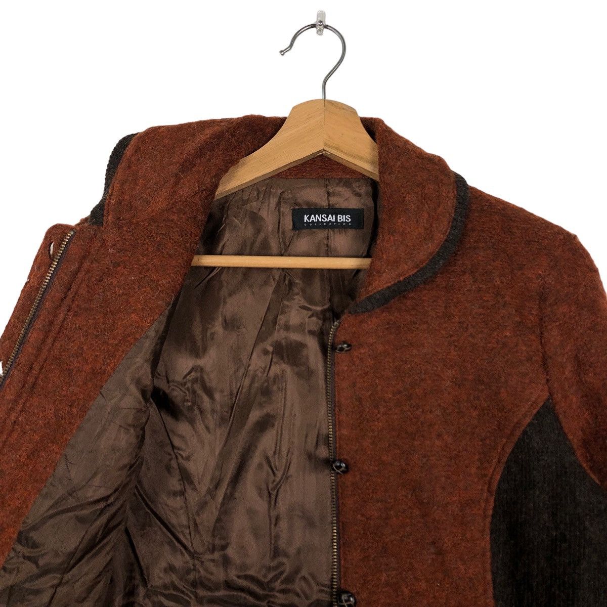 Japanese Brand 🔥90’s Vintage Wool Chore Work Jacket Kansai Bis Japan Made Size M / US 6-8 / IT 42-44 - 10 Thumbnail
