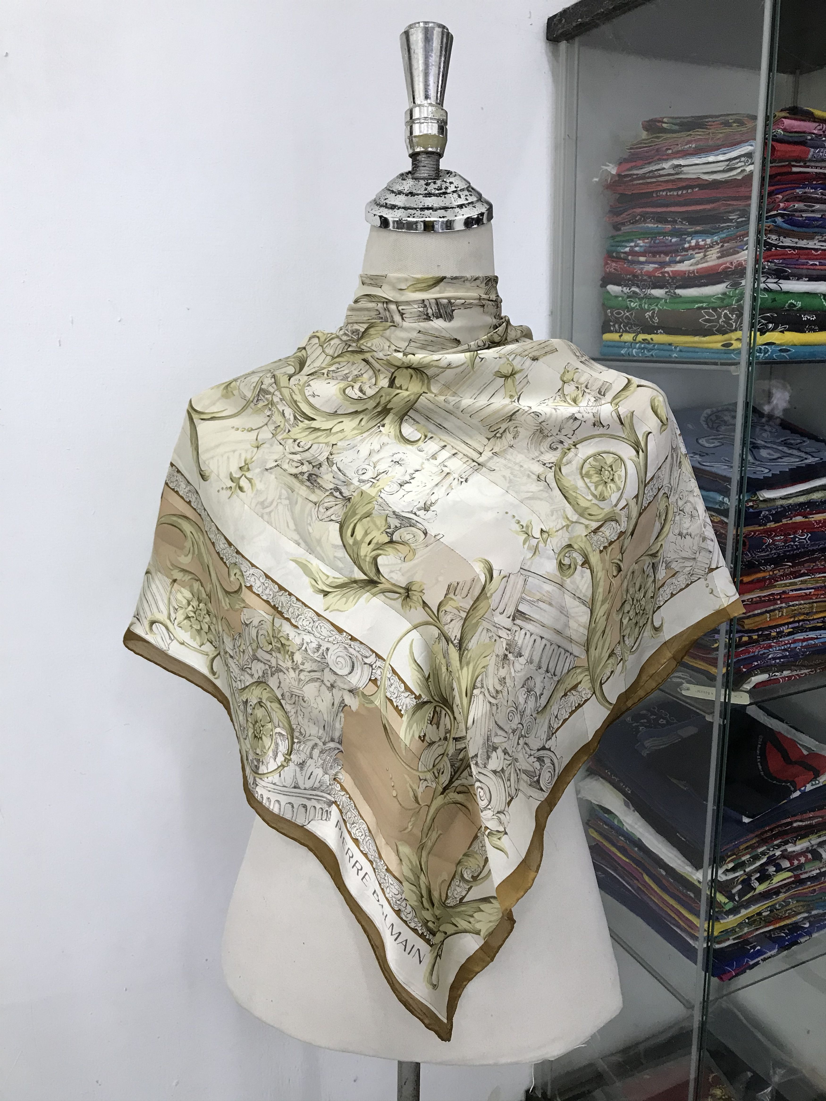 Pierre Balmain Vintage Pierre Balmain Silk Scarf Size ONE SIZE - 1 Thumbnail