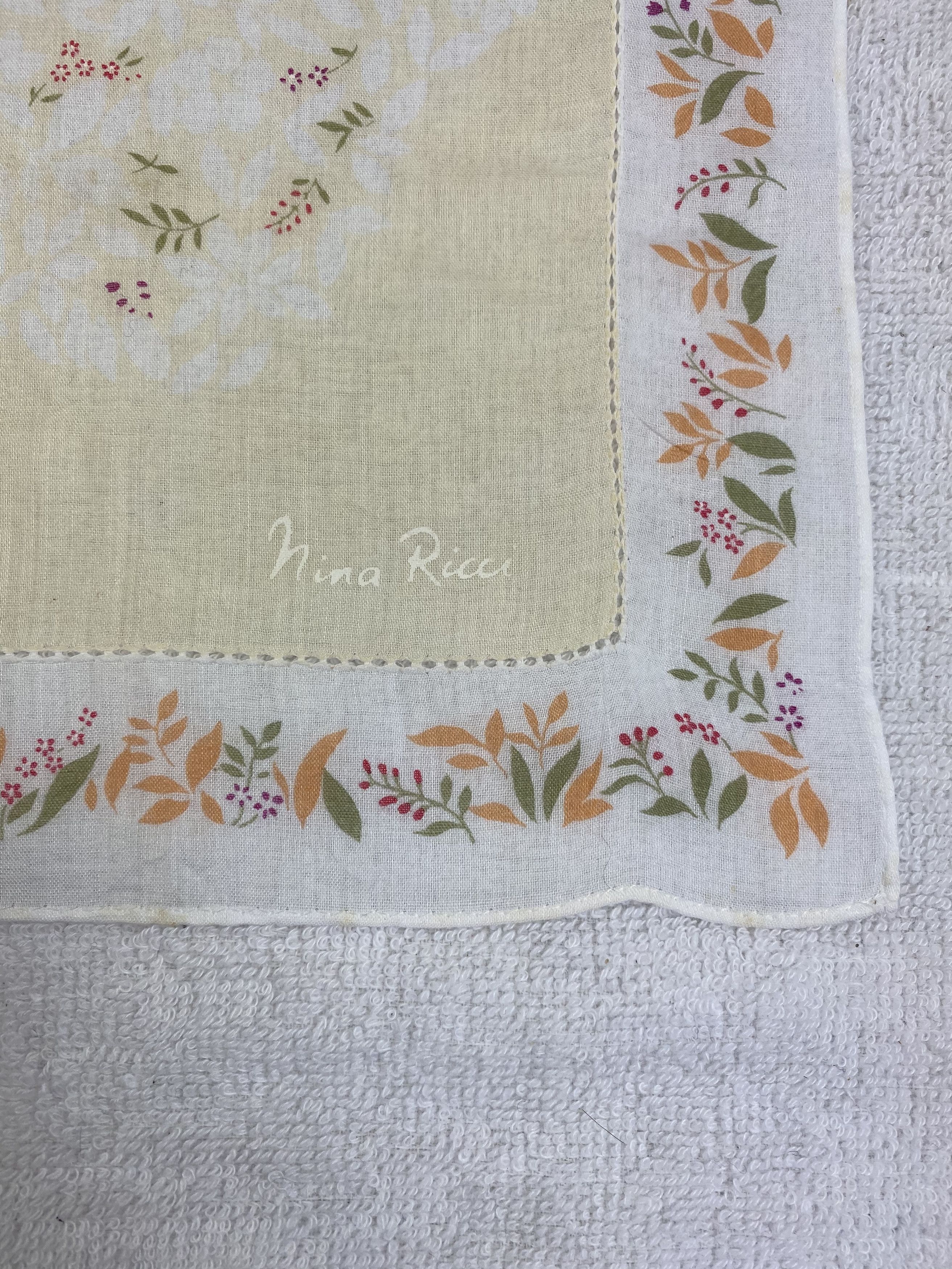 Nina Ricci × Vintage Nina Ricci Handkerchief / Bandana / Neckerchief Size ONE SIZE - 5 Thumbnail