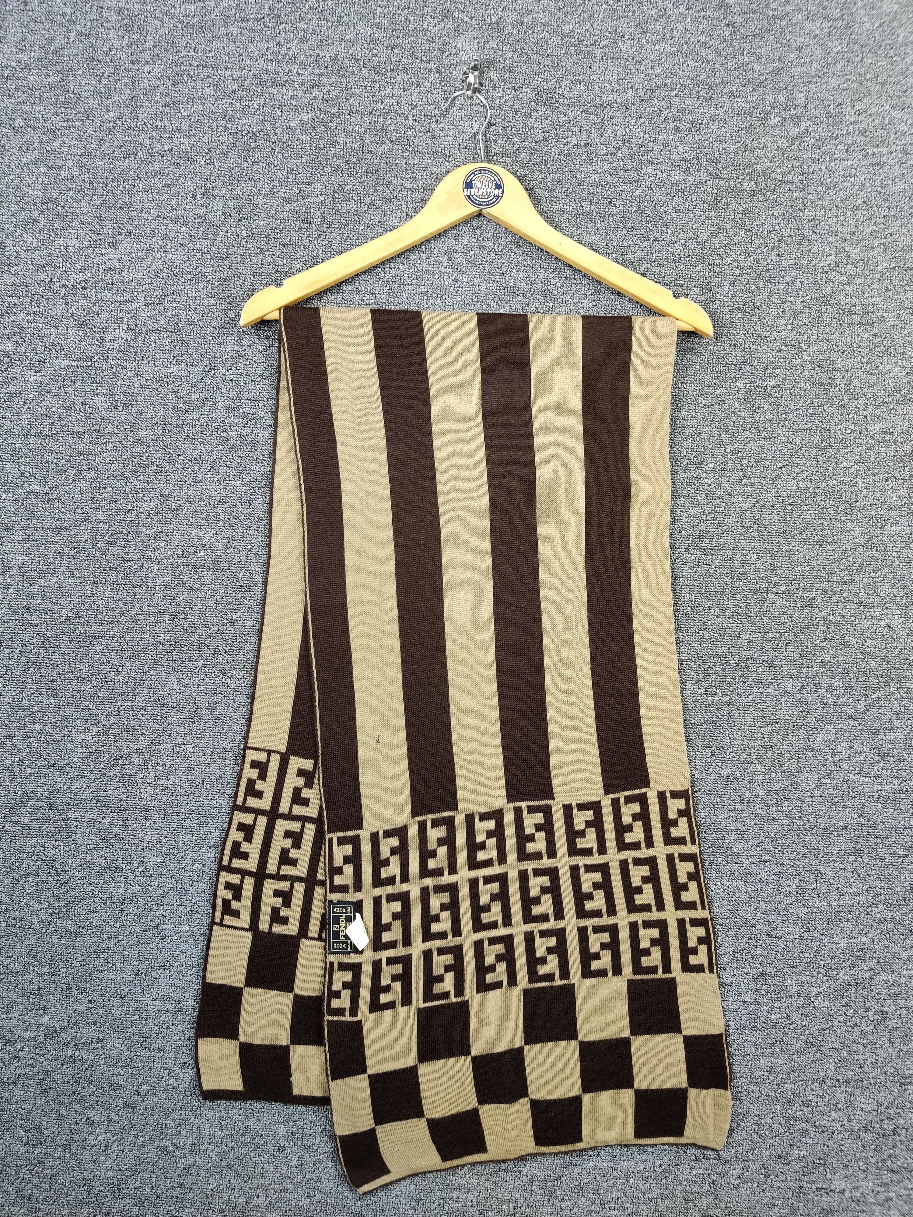 Fendi Vintage Fendi Monogram Muffler/Scarves Size ONE SIZE - 1 Thumbnail