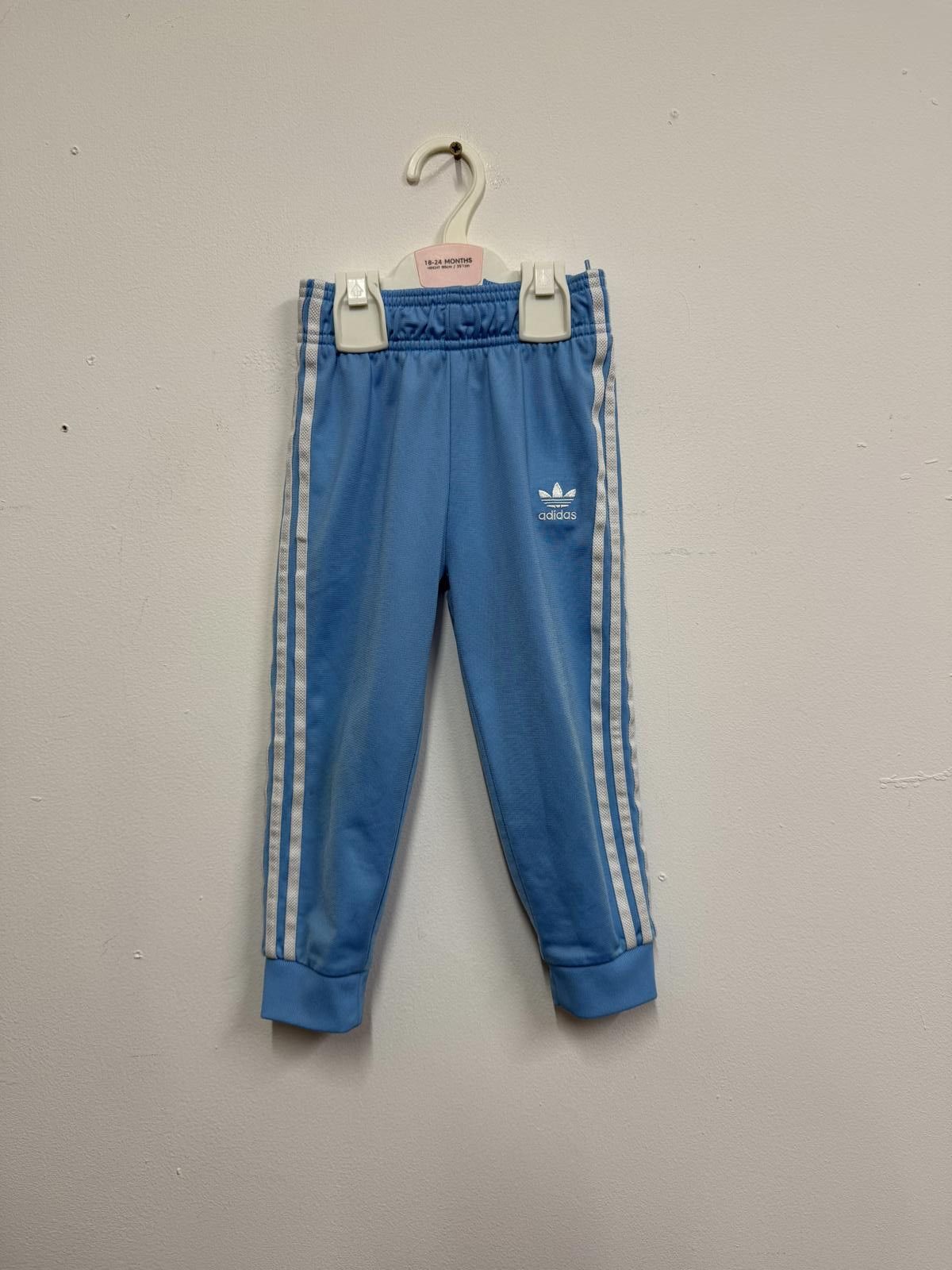 Adidas Adidas Kids Light Blue Track Jacket Size 2-3 Years Size ONE SIZE - 5 Thumbnail