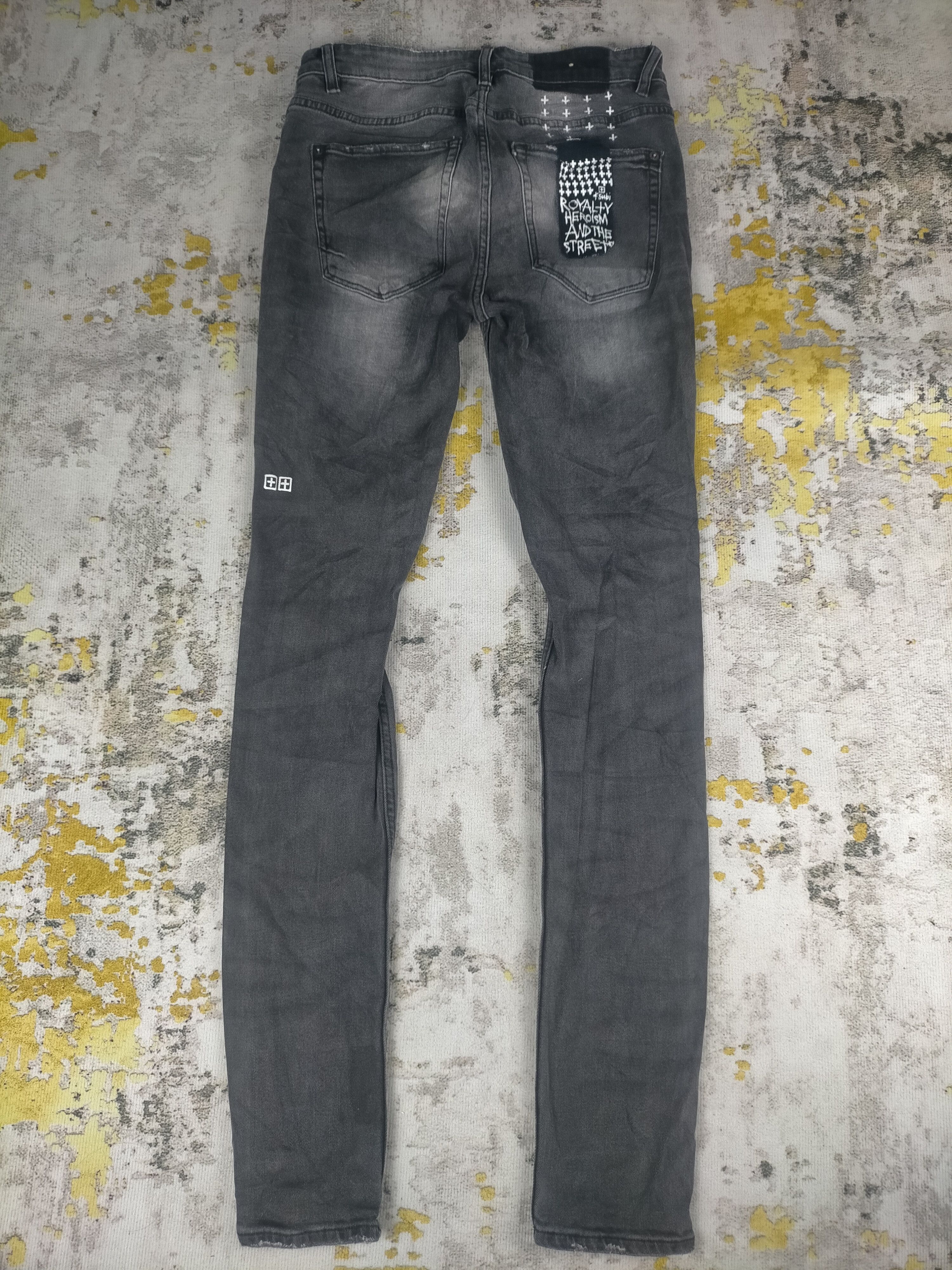 Ksubi 🔥 Ksubi - Van Winkle Busted Black Ripped Jeans Size US 28 / EU 44 - 3 Thumbnail